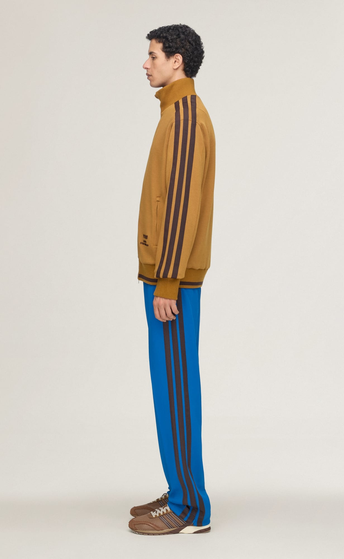 WB Y-3 TRACK TOP BRONZE STRATA HOODIE