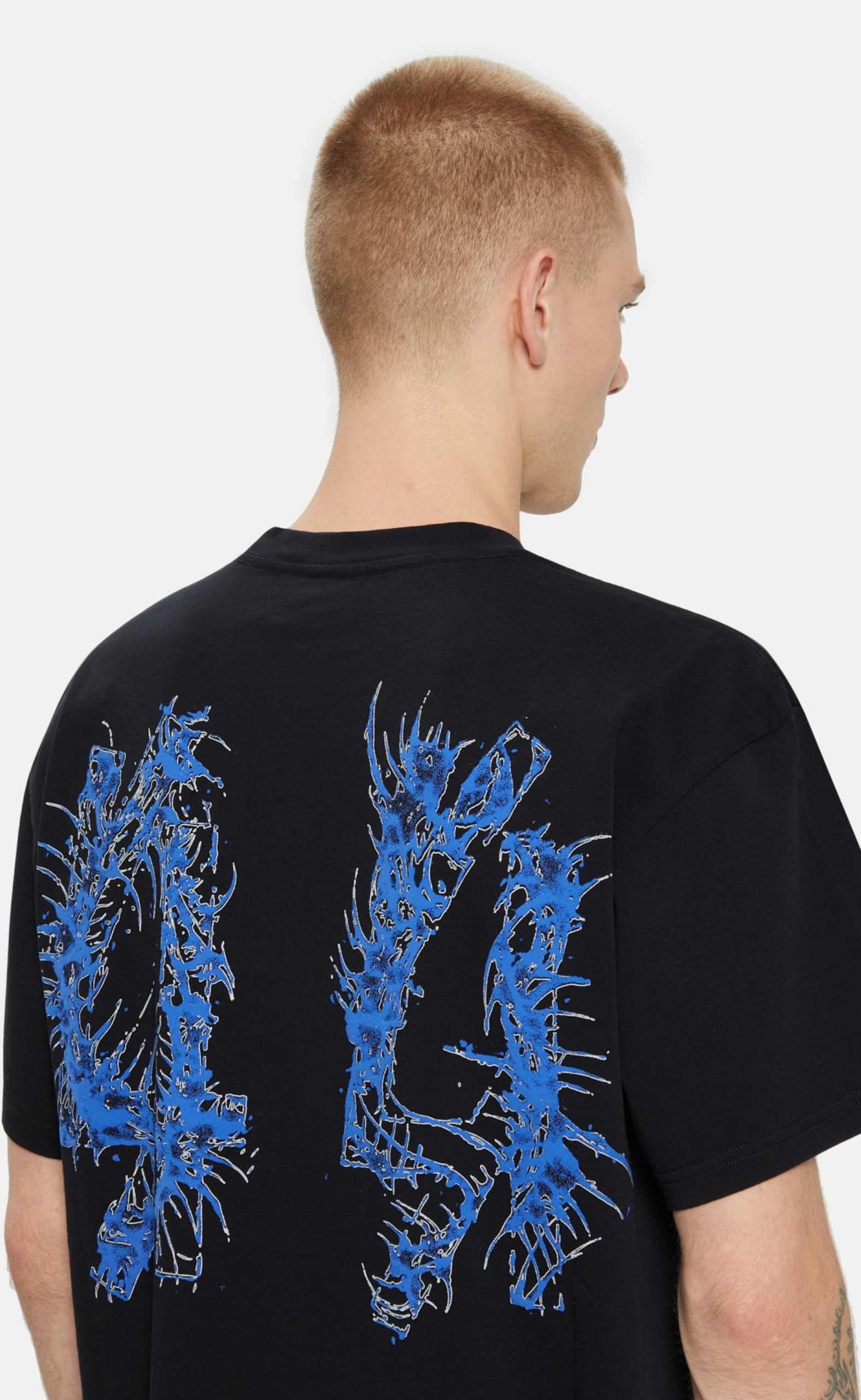 CENTIPEDE BLACK BLUE T-SHIRT