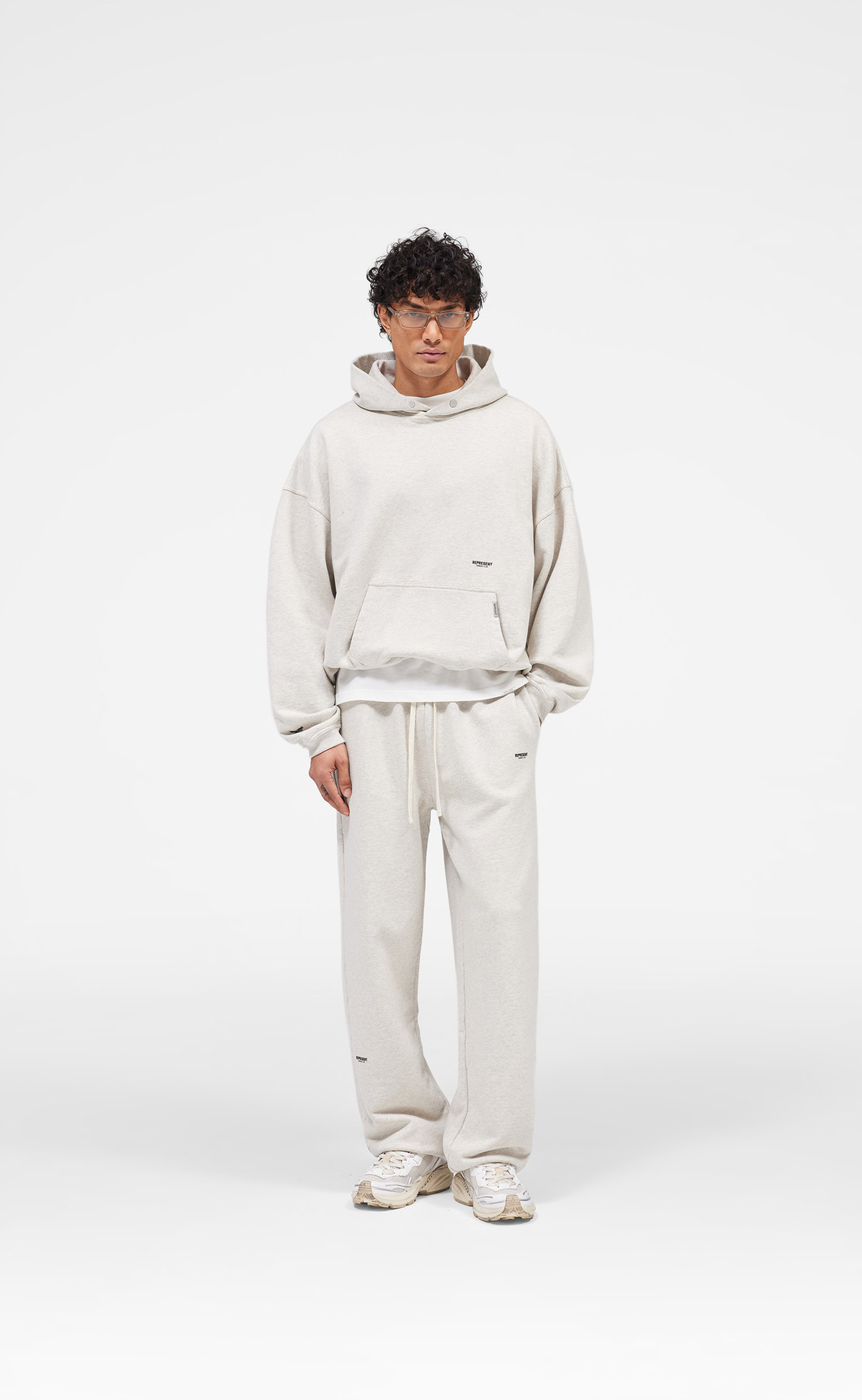 MICRO OWNERS CLUB CREAM MARL SWEATPANTS