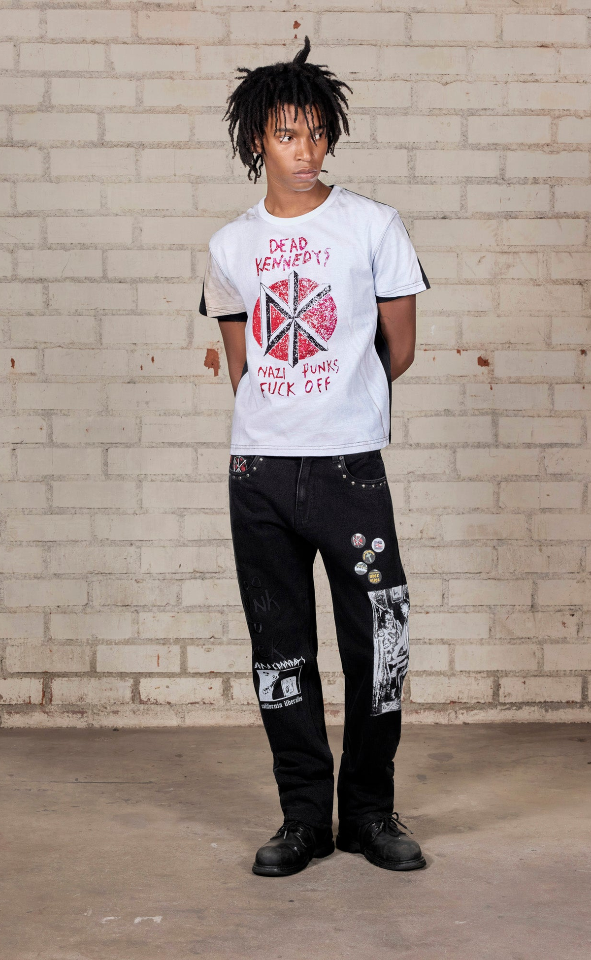DIY STRAIGHT LEG BLACK PANTS