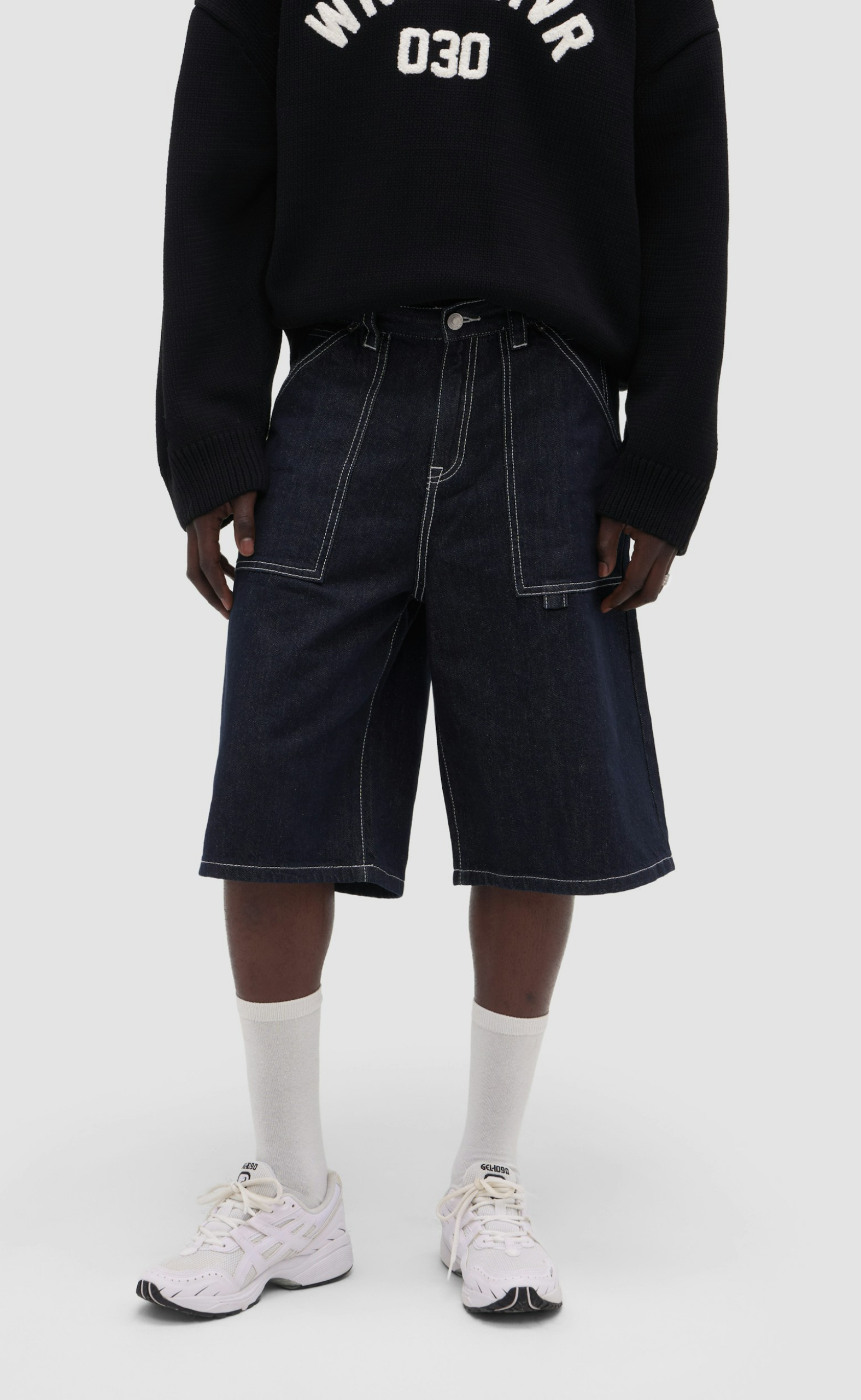 KIMI BERMUDA RAW BLUE SHORTS
