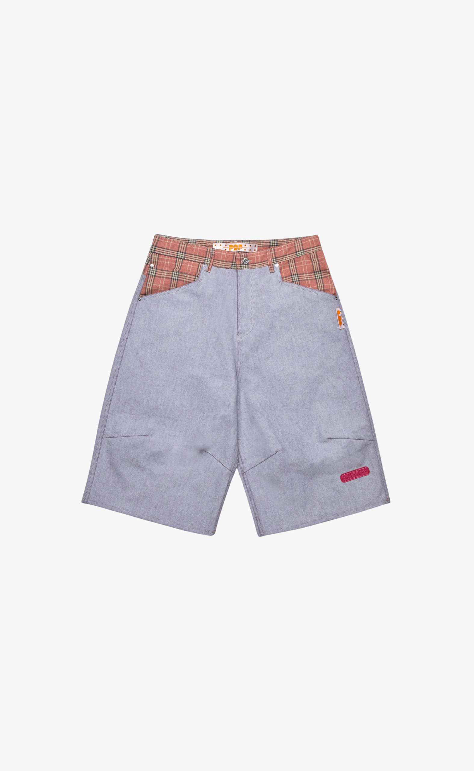KNEE GREY SHORTS