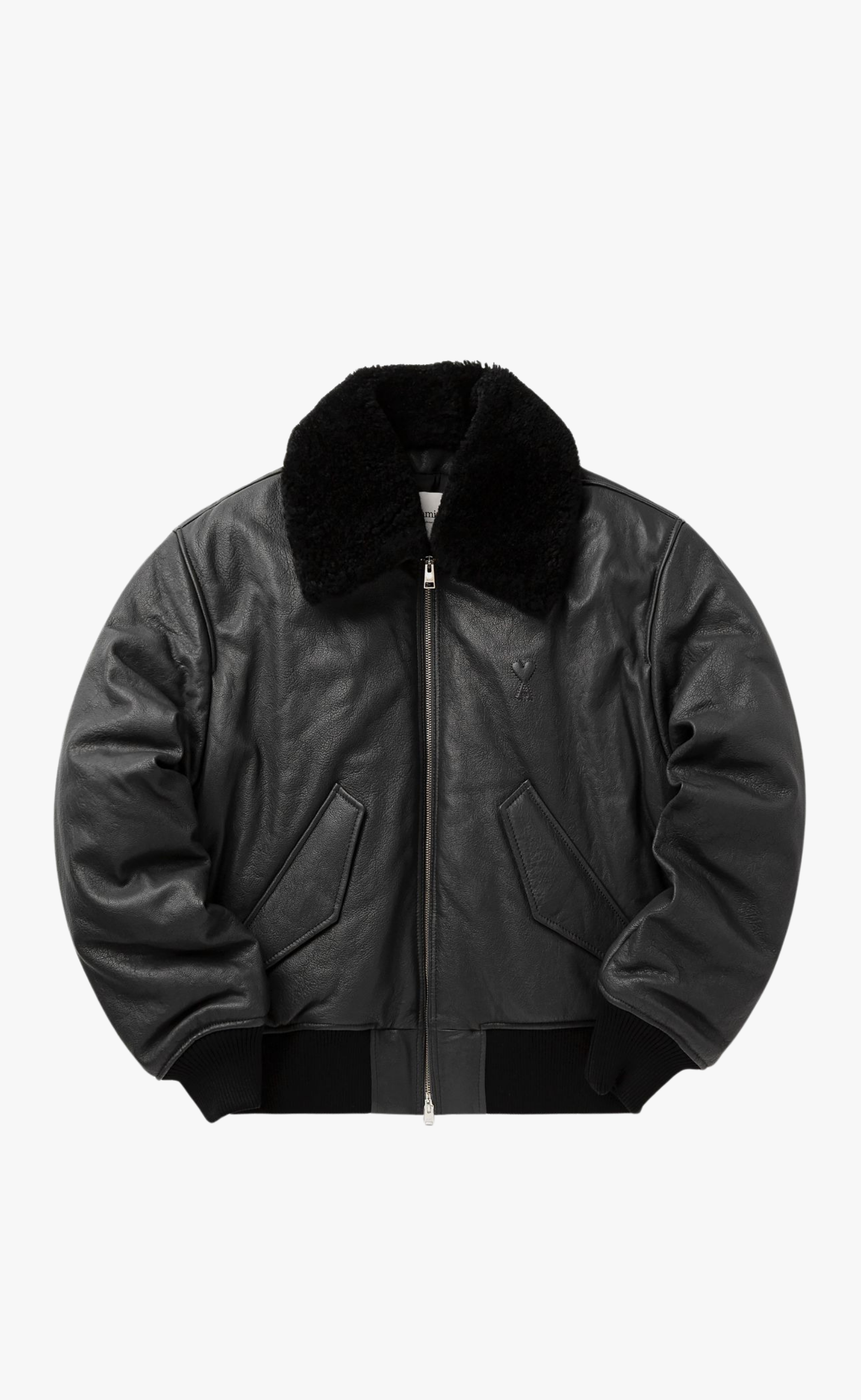 CUIR LEATHER ANTHRACITE JACKET