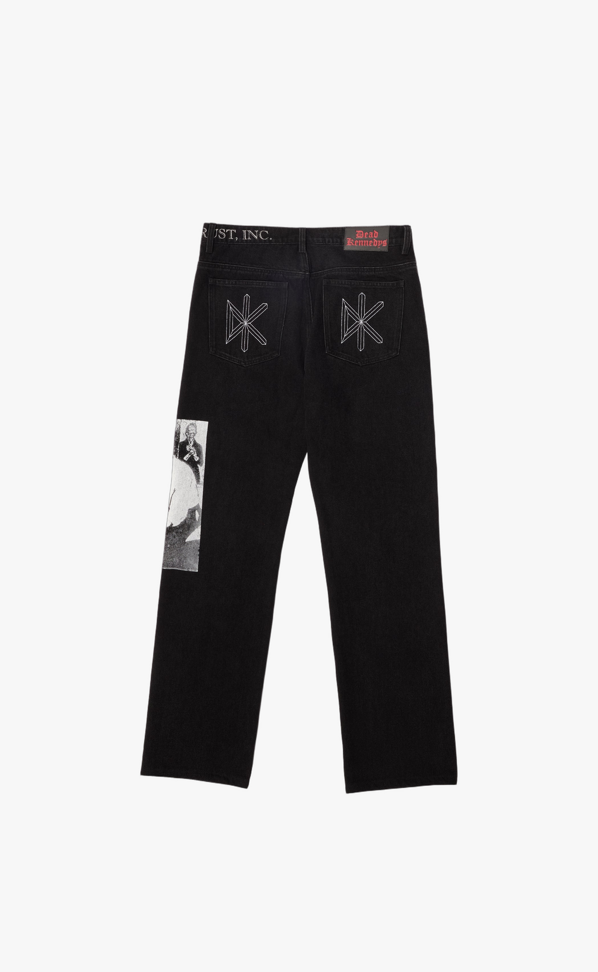 DIY STRAIGHT LEG BLACK PANTS