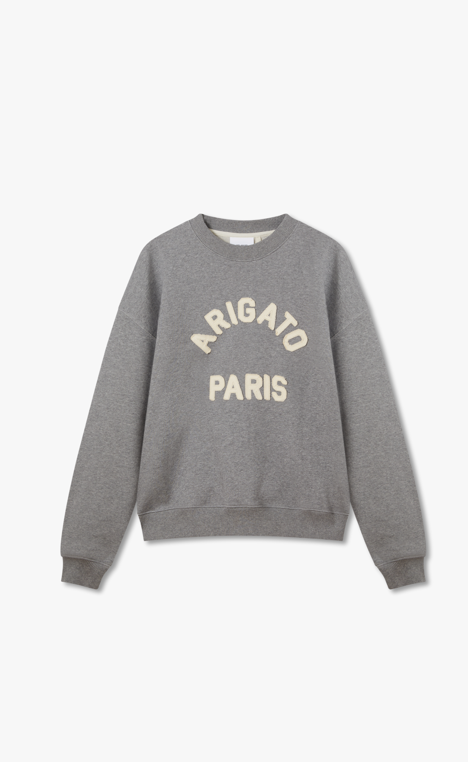 PARIS GREY MELANGE CREWNECK