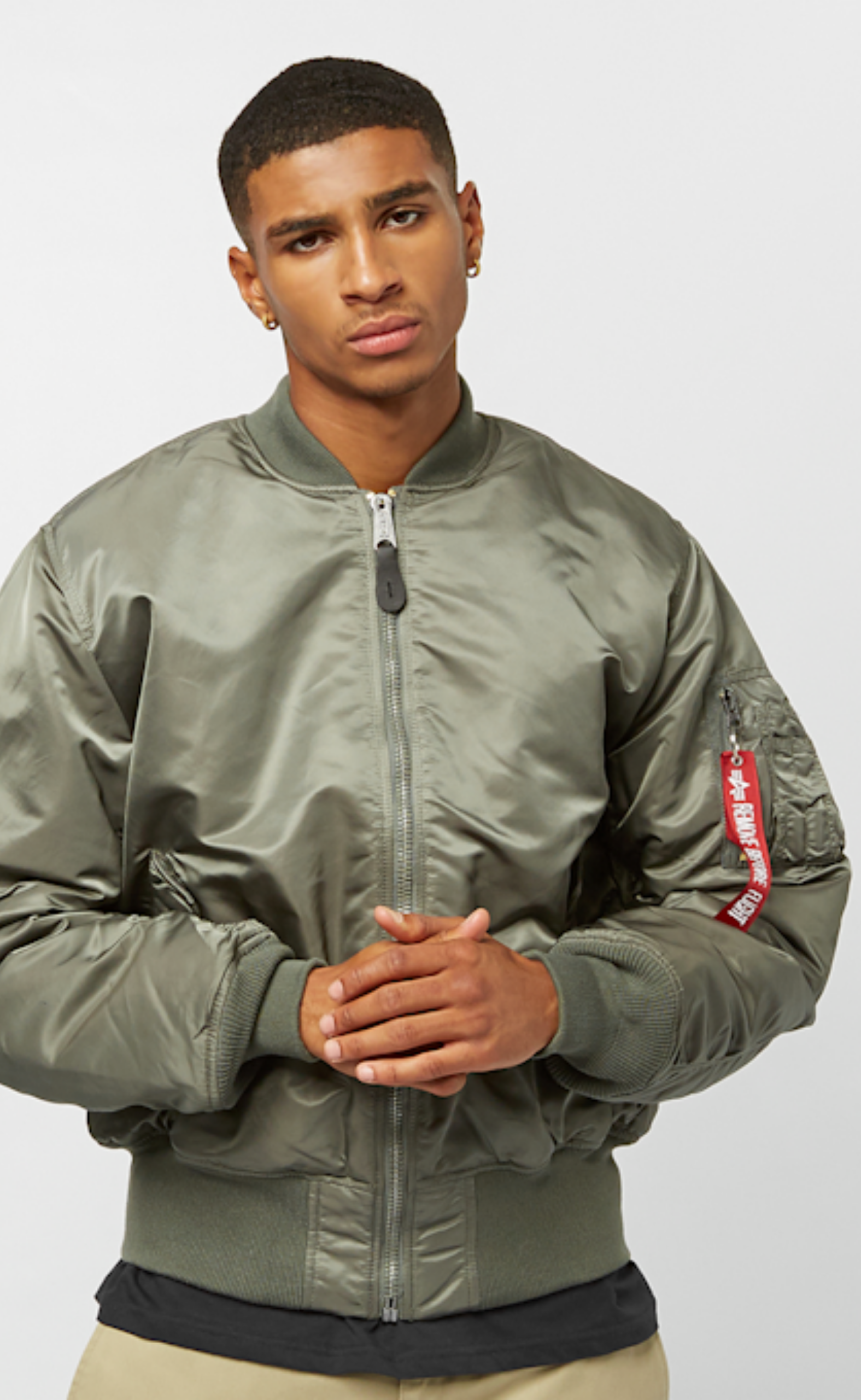 MA-1 BOMBER VINTAGE GREEN JACKET