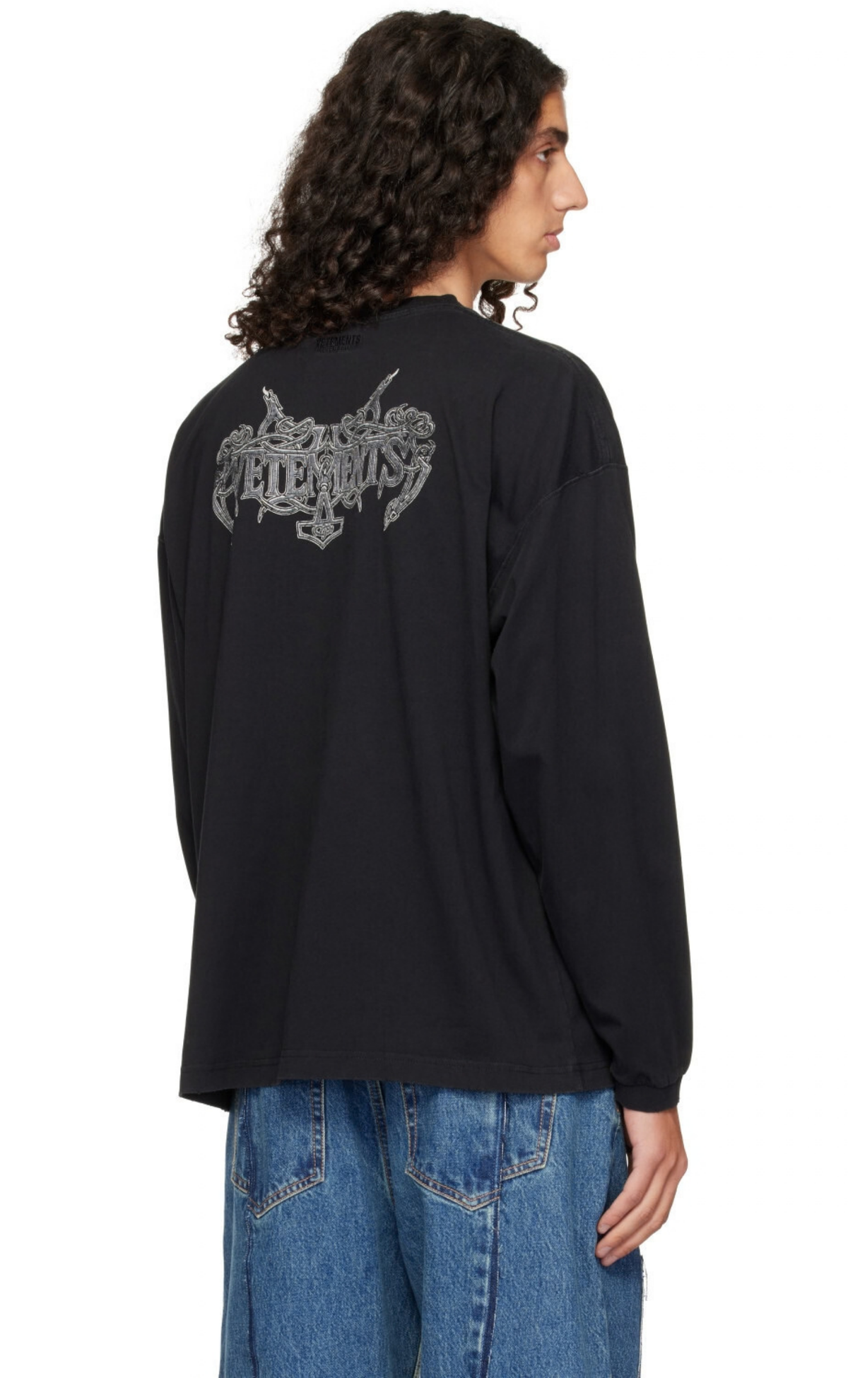 ANTIHATE WASHED BLACK LONGSLEEVE