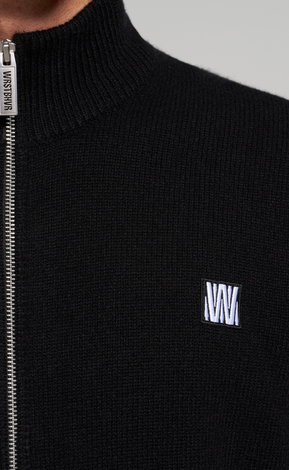 IVEN KNIT BLACK JACKET