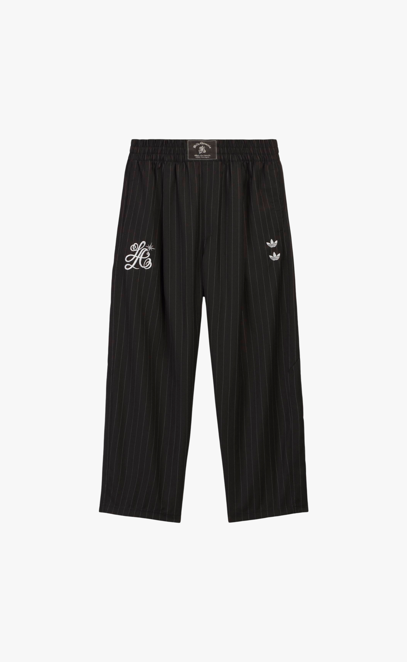 WC PINSTRIPE BLACK TRACK PANTS