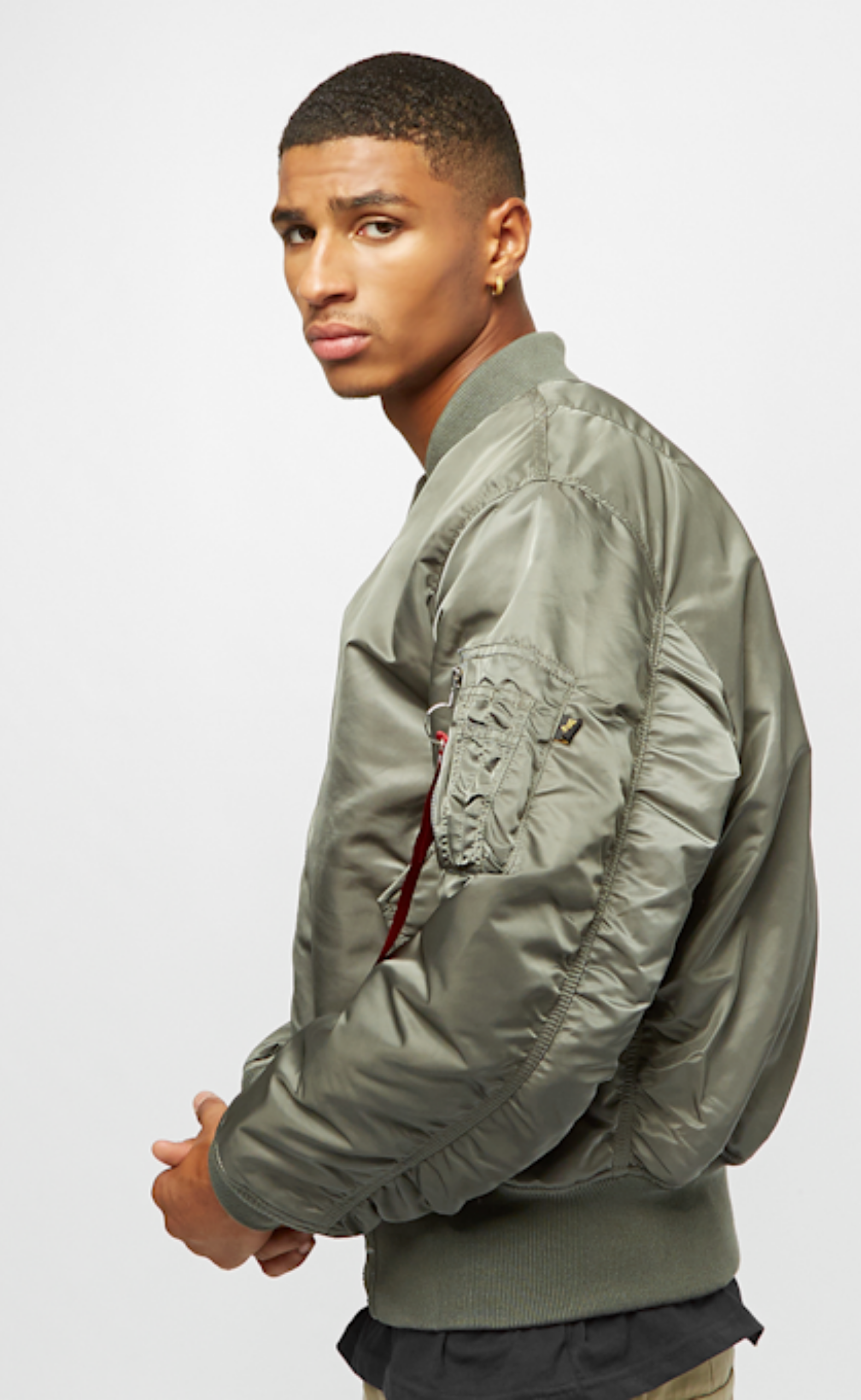 MA-1 BOMBER VINTAGE GREEN JACKET