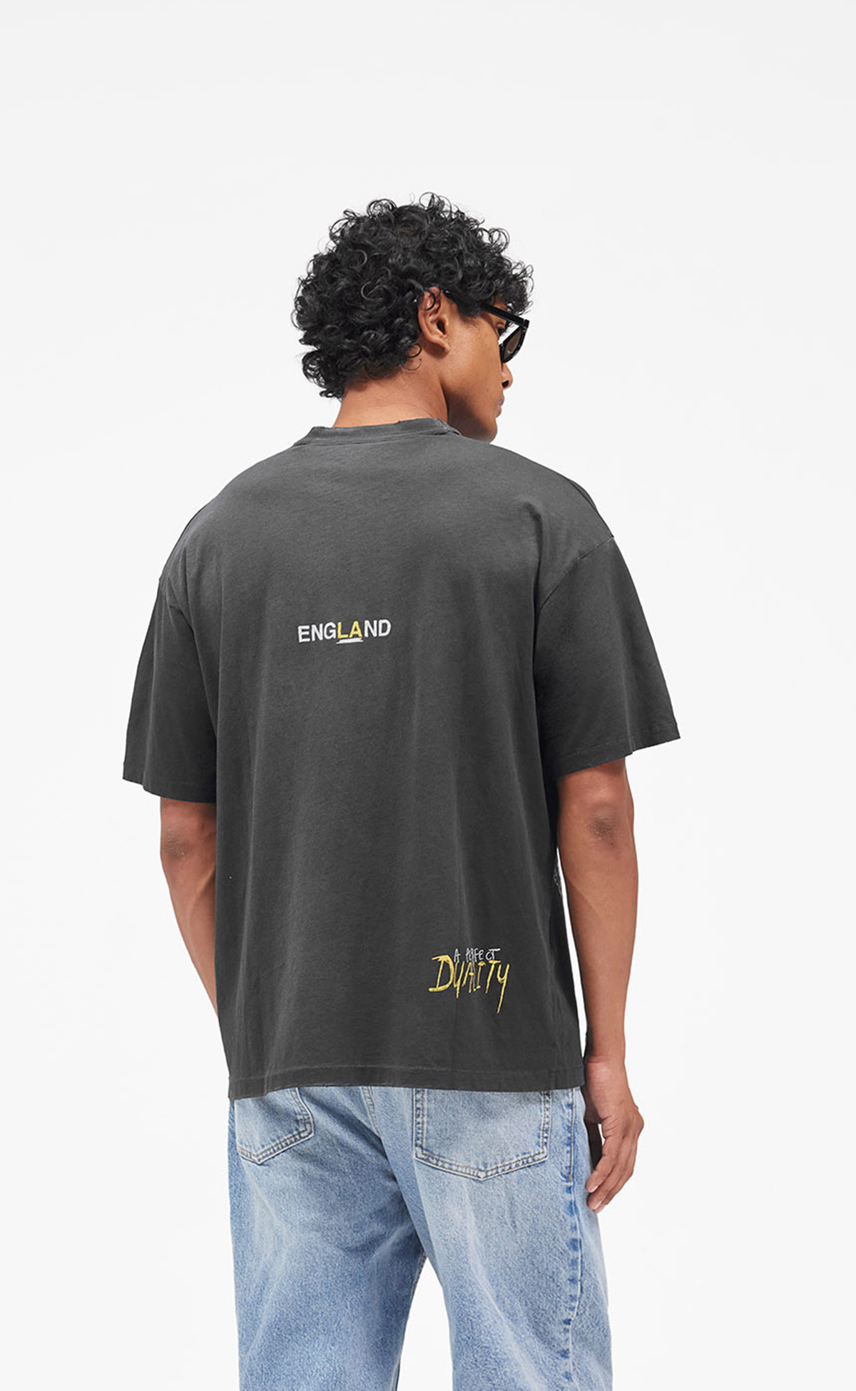 ENEMY WASHED BLACK T-SHIRT