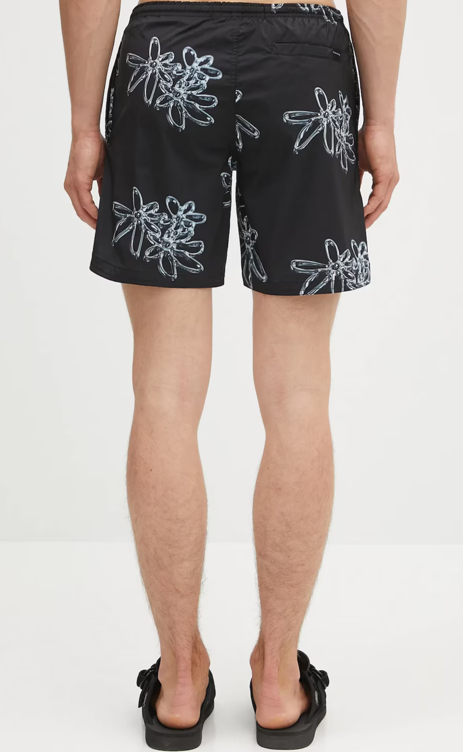 SWIMSHORTS CHROME BLACK