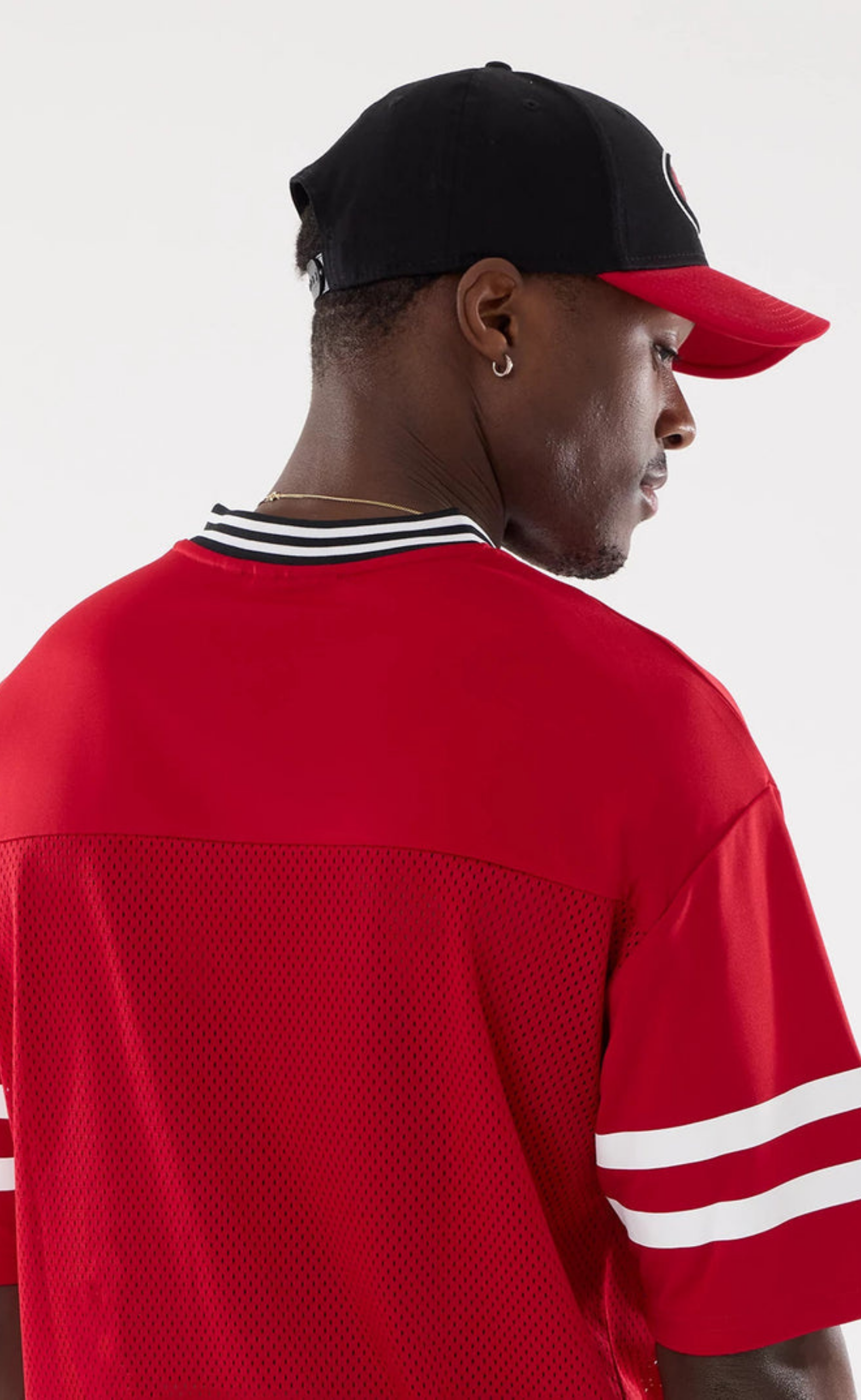 SAN FRANCISCO NFL MESH RED T-SHIRT
