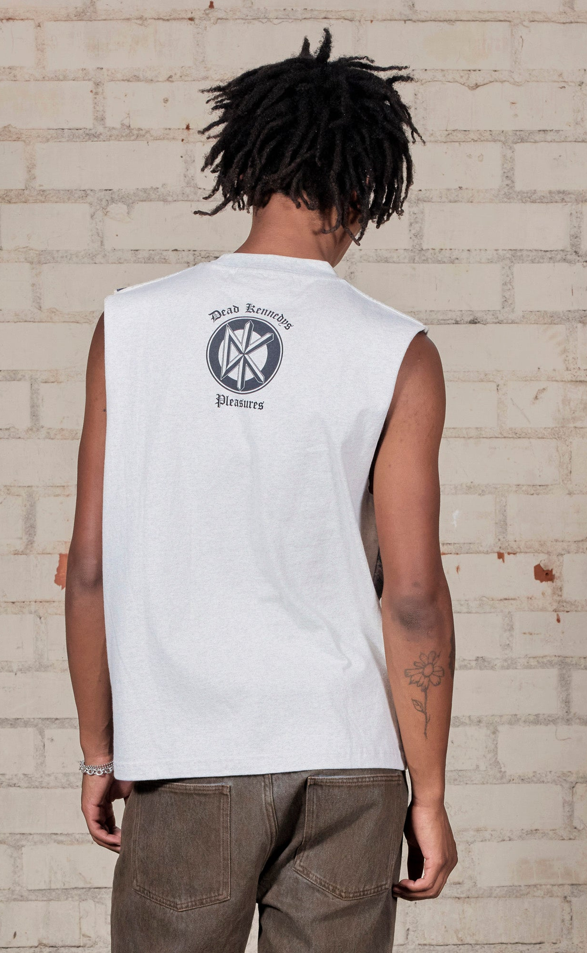 DESTROY CUT OFF GREY T-SHIRT