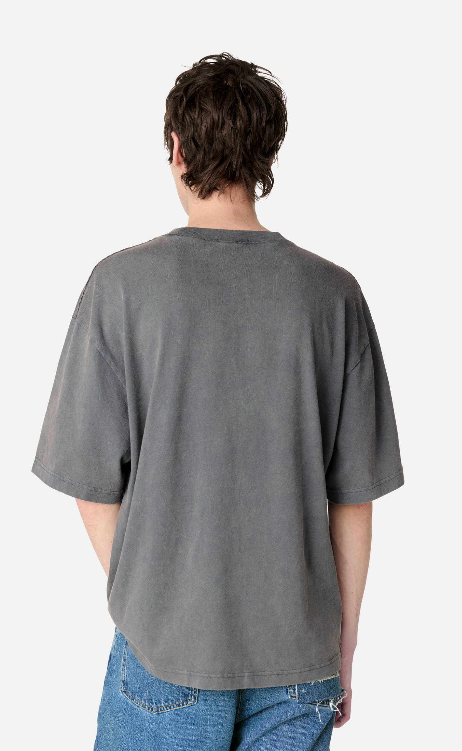 HONOR WASHED STEEL GREY T-SHIRT