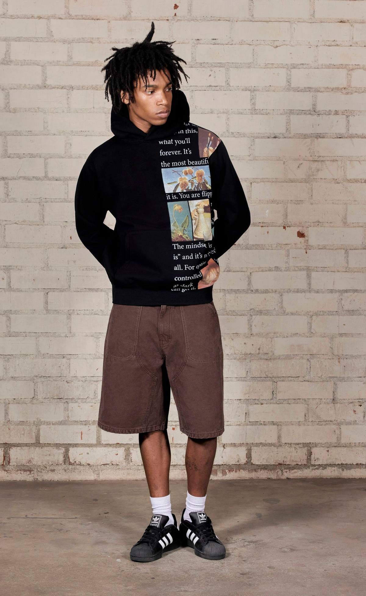 CONNECTION BLACK HOODIE