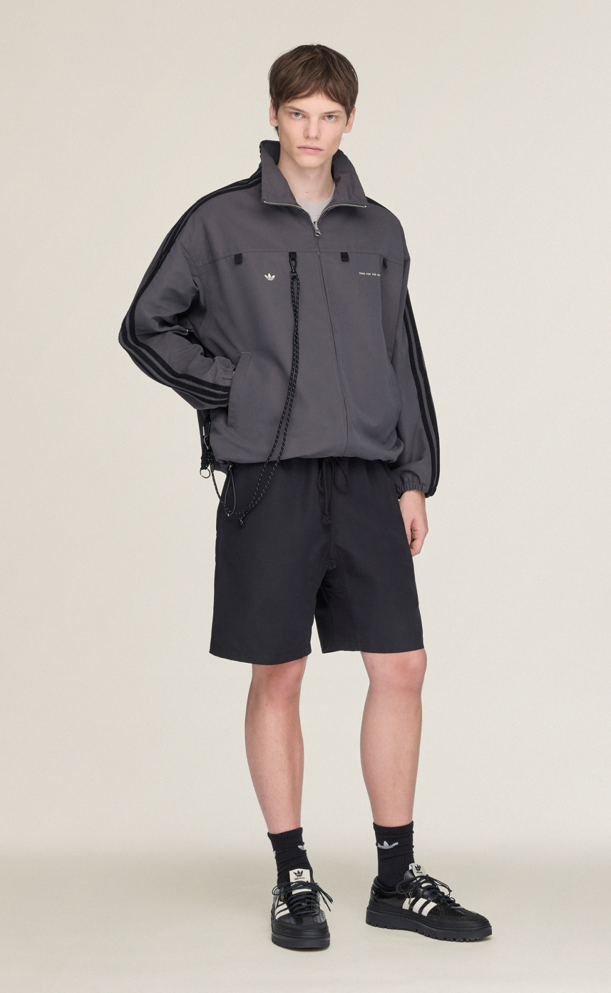 SONG FOR THE MUTE 007 TRACK TOP GREY JACKET