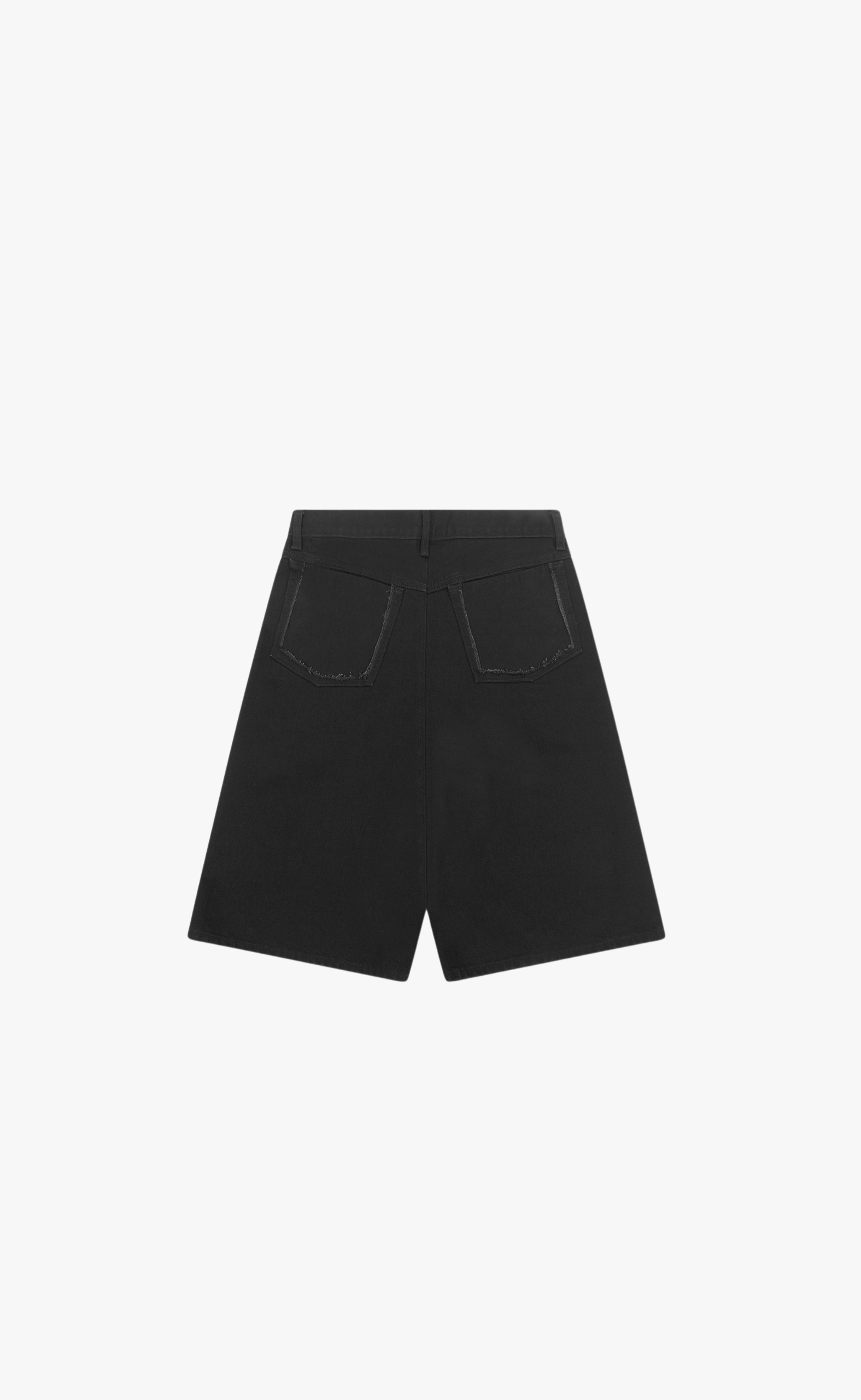 FENCE DENIM BLACK SHORTS