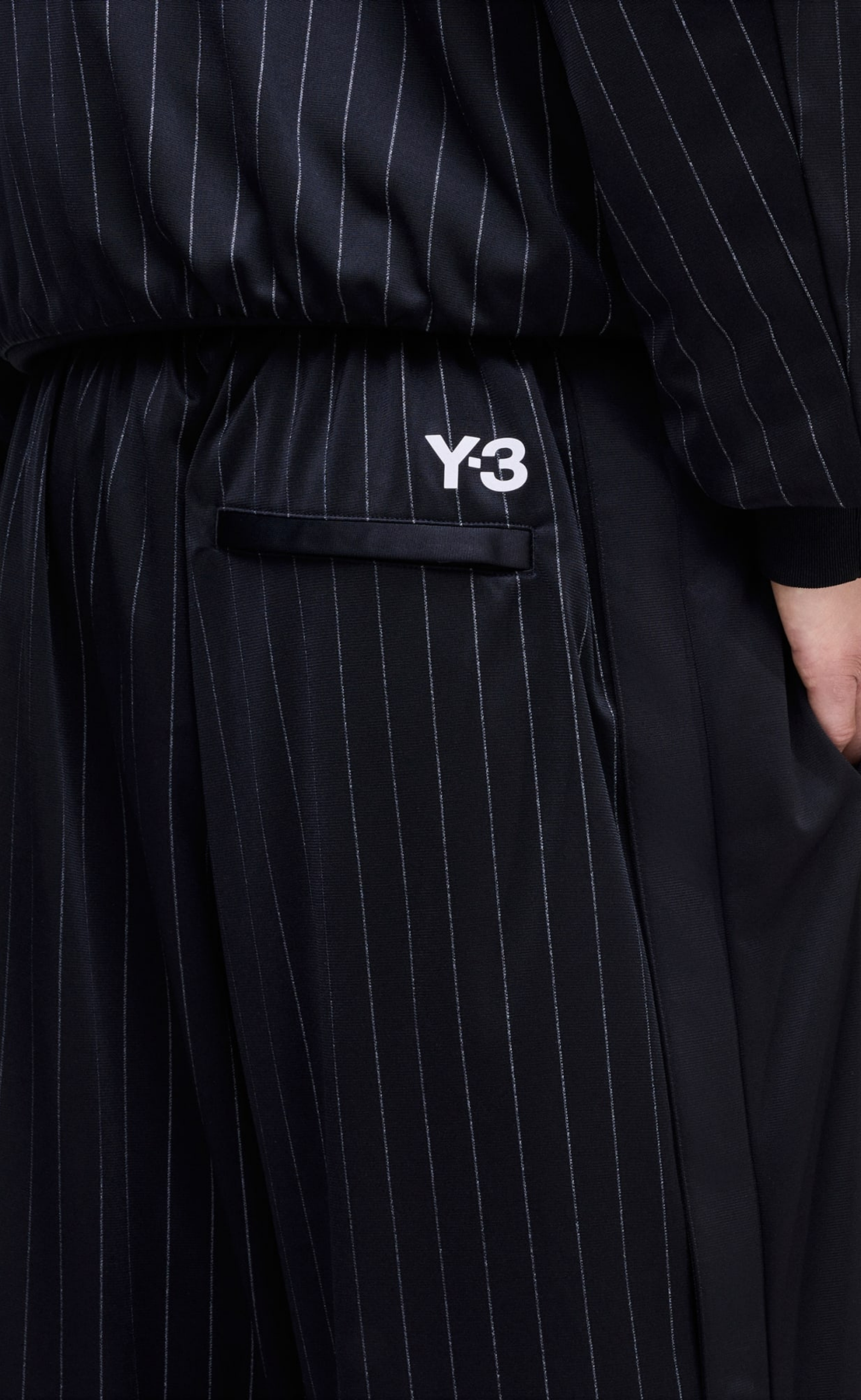 Y-3 BASKETBALL BLACK TRACK PANTS