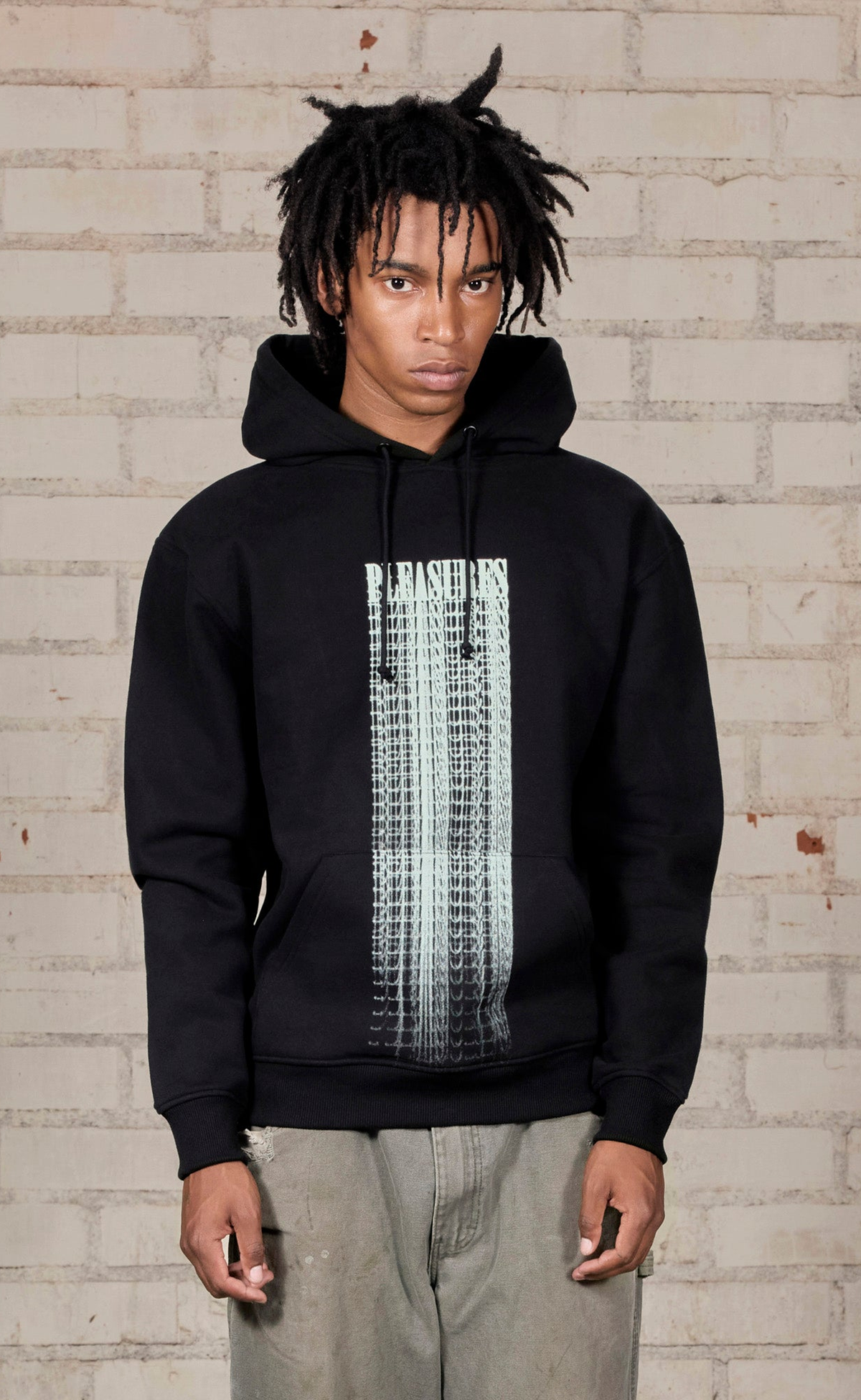 BLURRED BLACK HOODIE