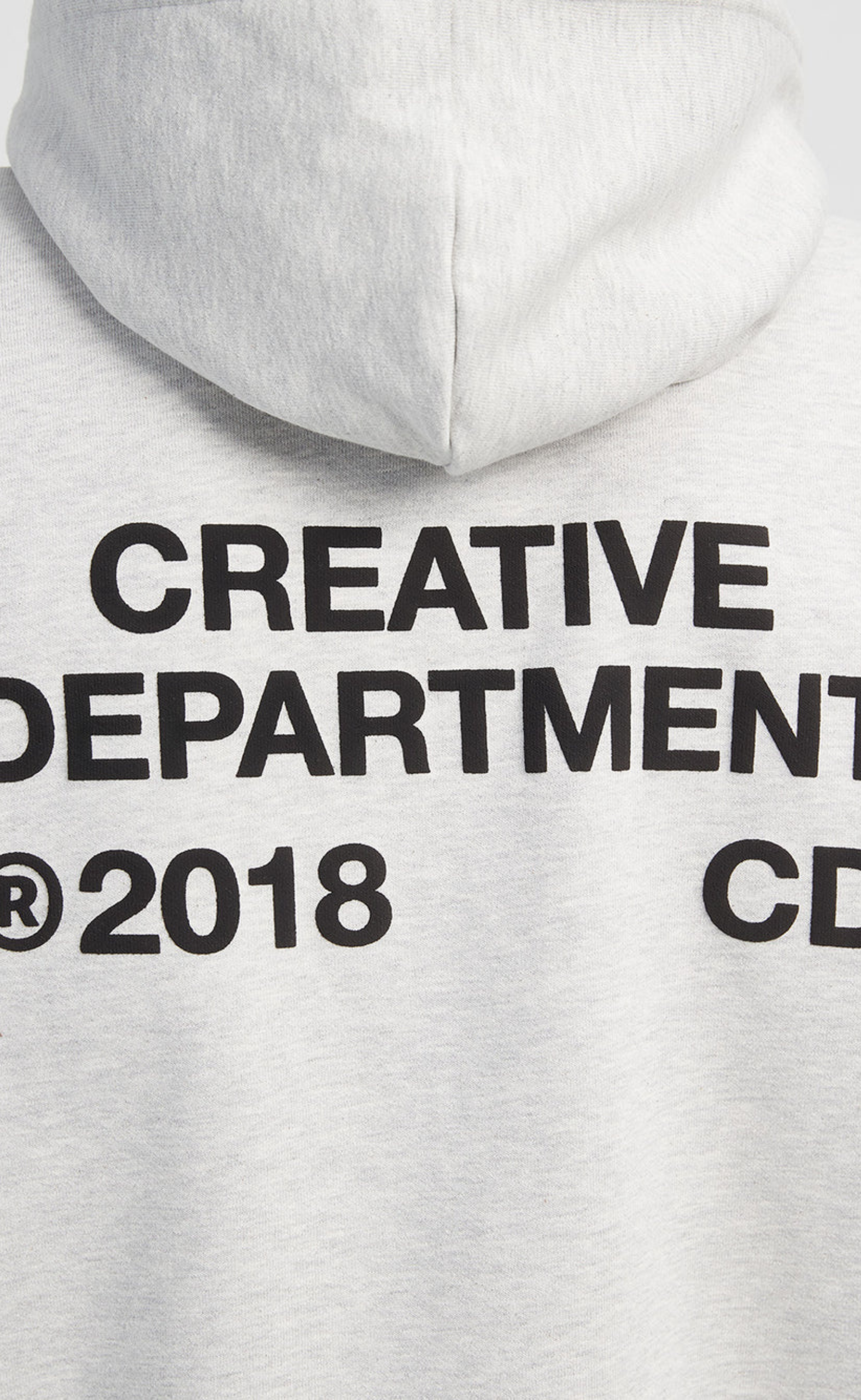 CREATIVE DEPT MELANGE GREY HOODIE