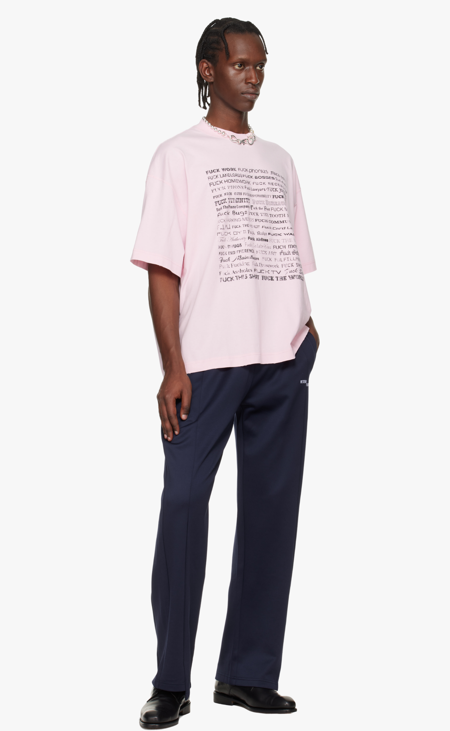 FUCK EVERYTHING PINK T-SHIRT