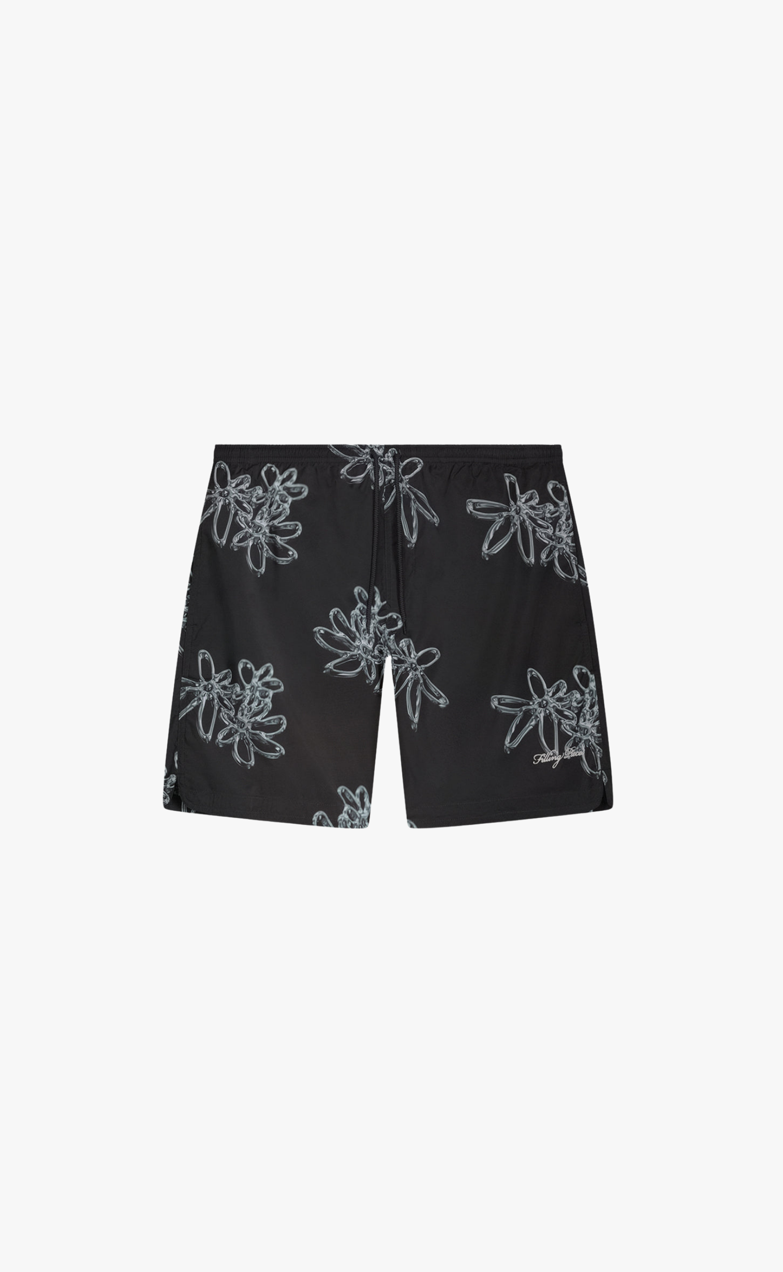 SWIMSHORTS CHROME BLACK