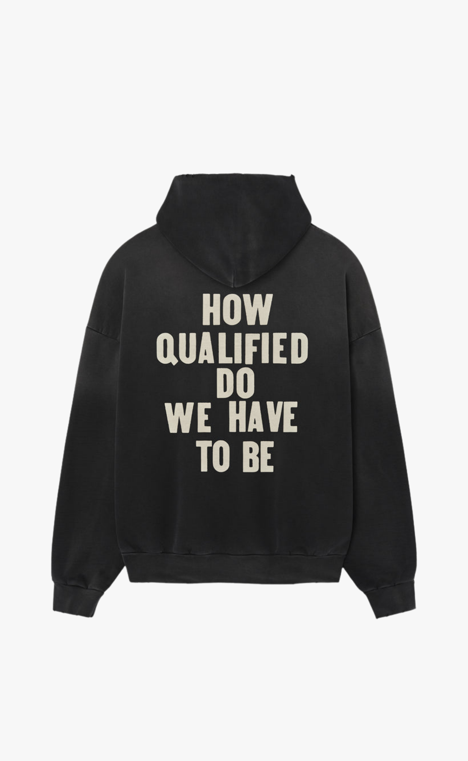 QUALIFIED BLACK HOODIE