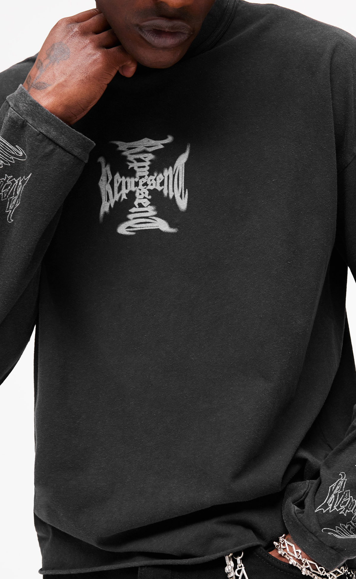 MH FADED BLACK LONGSLEEVE