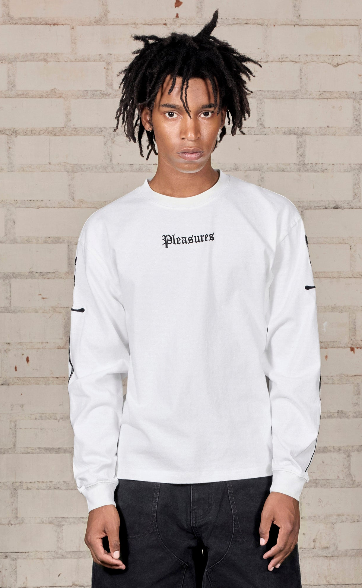 LUSTER HEAVYWEIGHT WHITE LONGSLEEVE