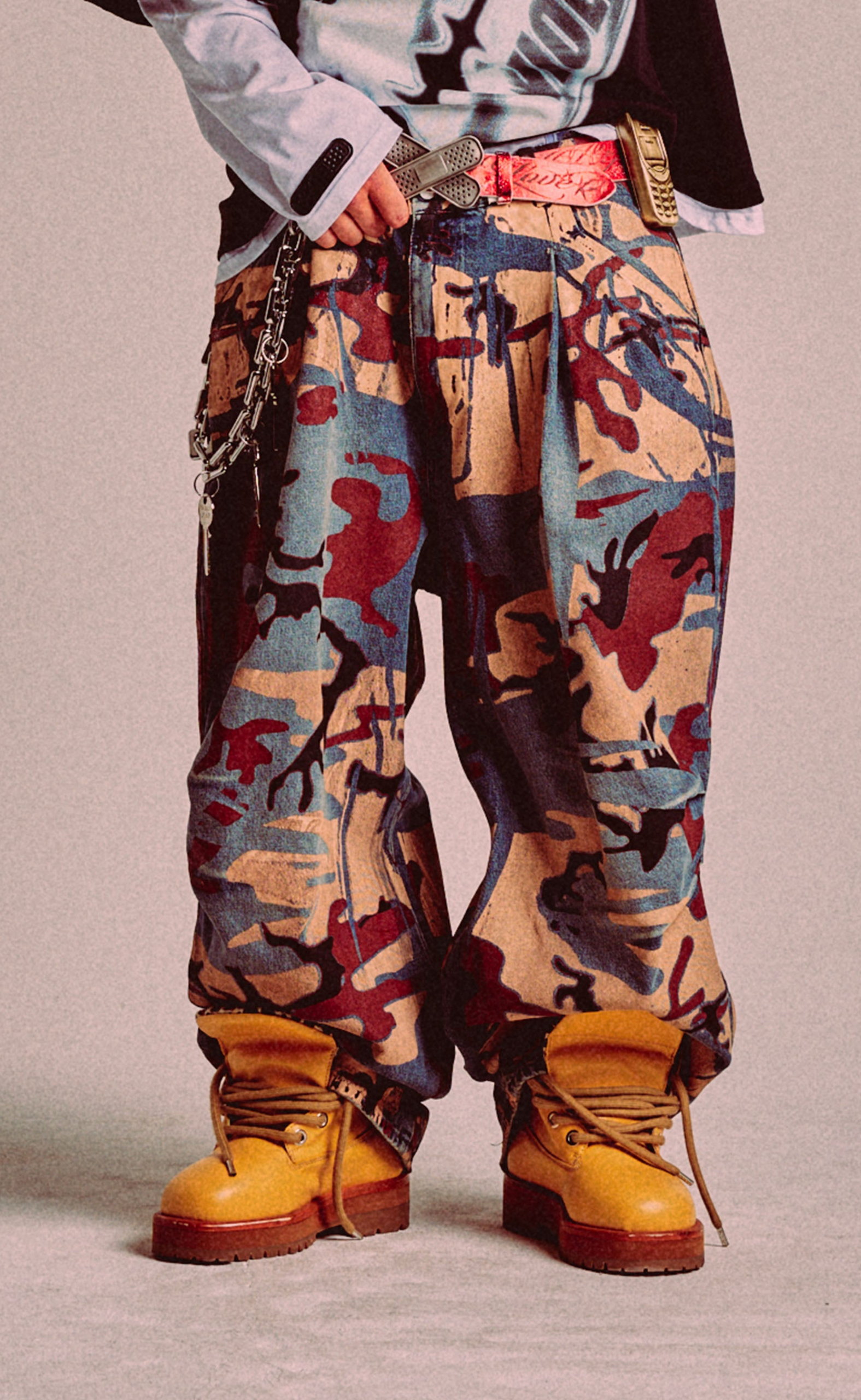 FAT ANGELO CAMO JEANS