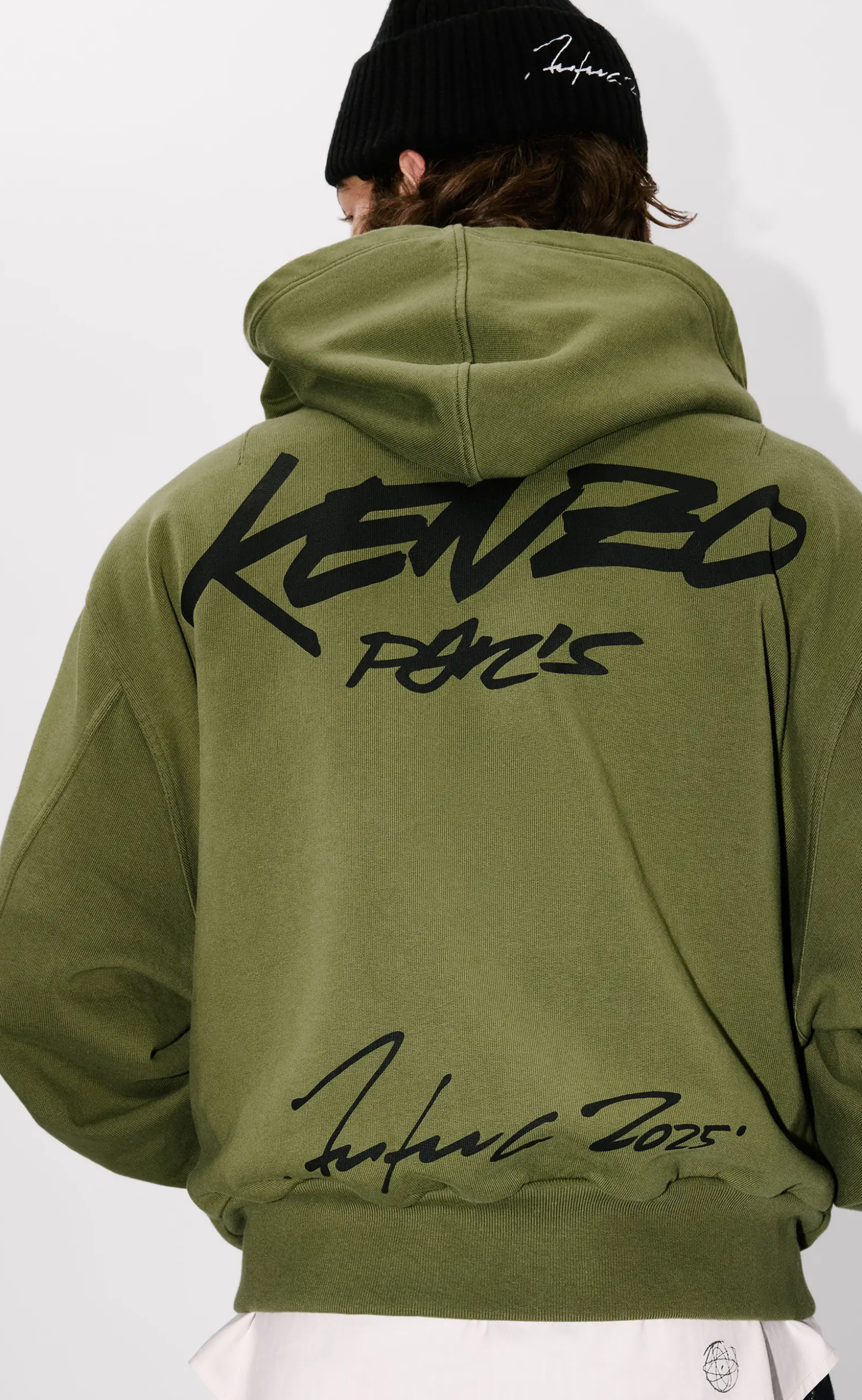 GOTS KENZO FUTURA BOXY KHAKI ZIP HOODIE