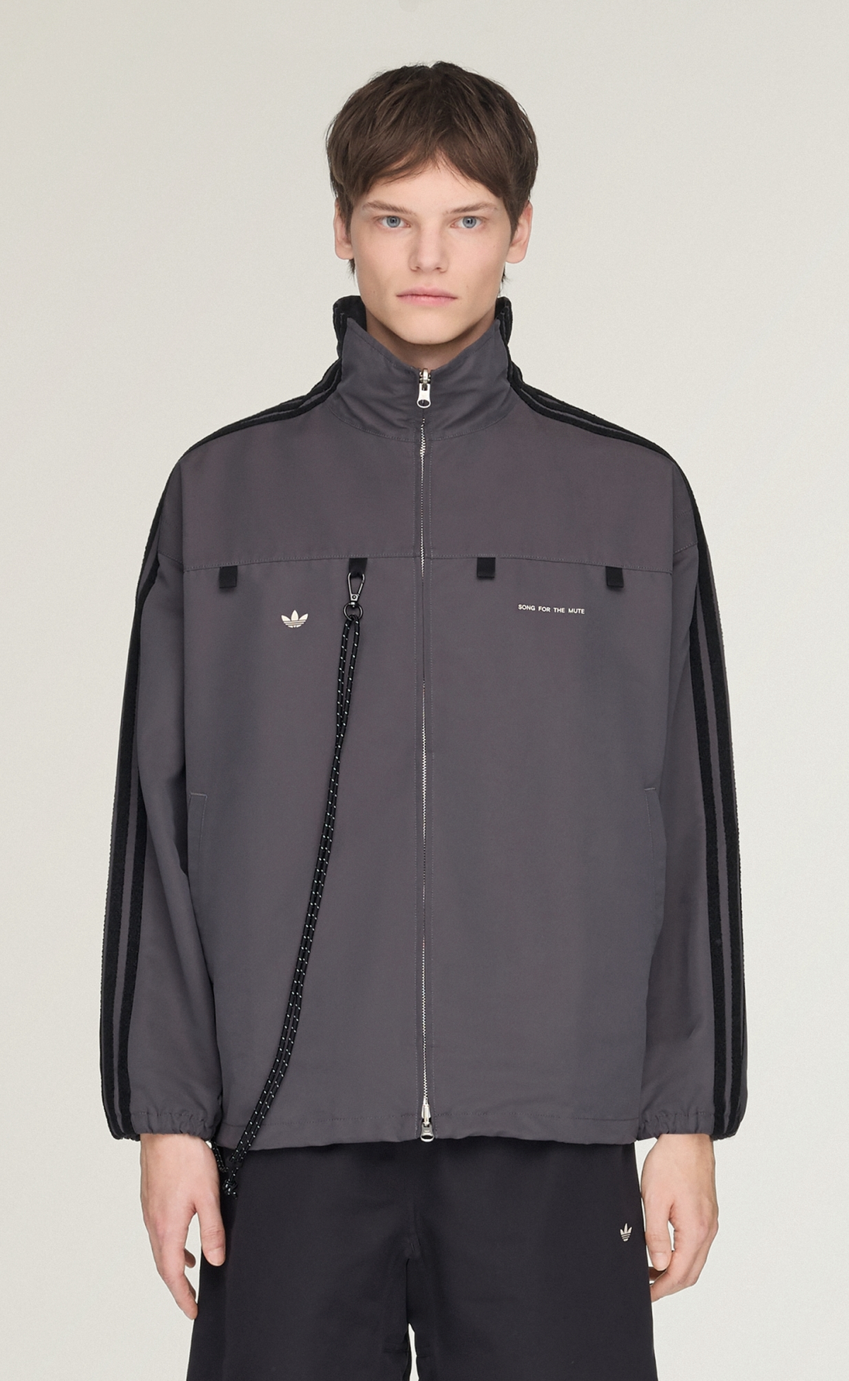SONG FOR THE MUTE 007 TRACK TOP GREY JACKET