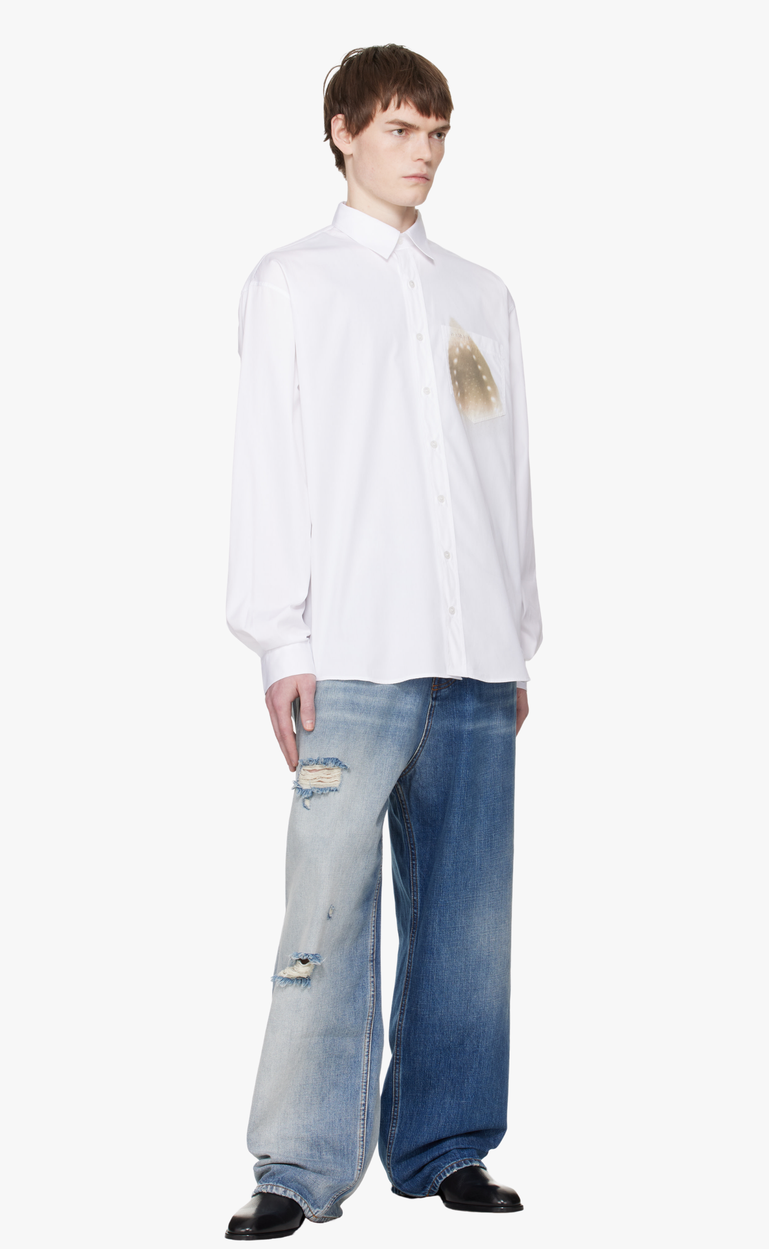 DEGRADE EFFECT BLUE JEANS