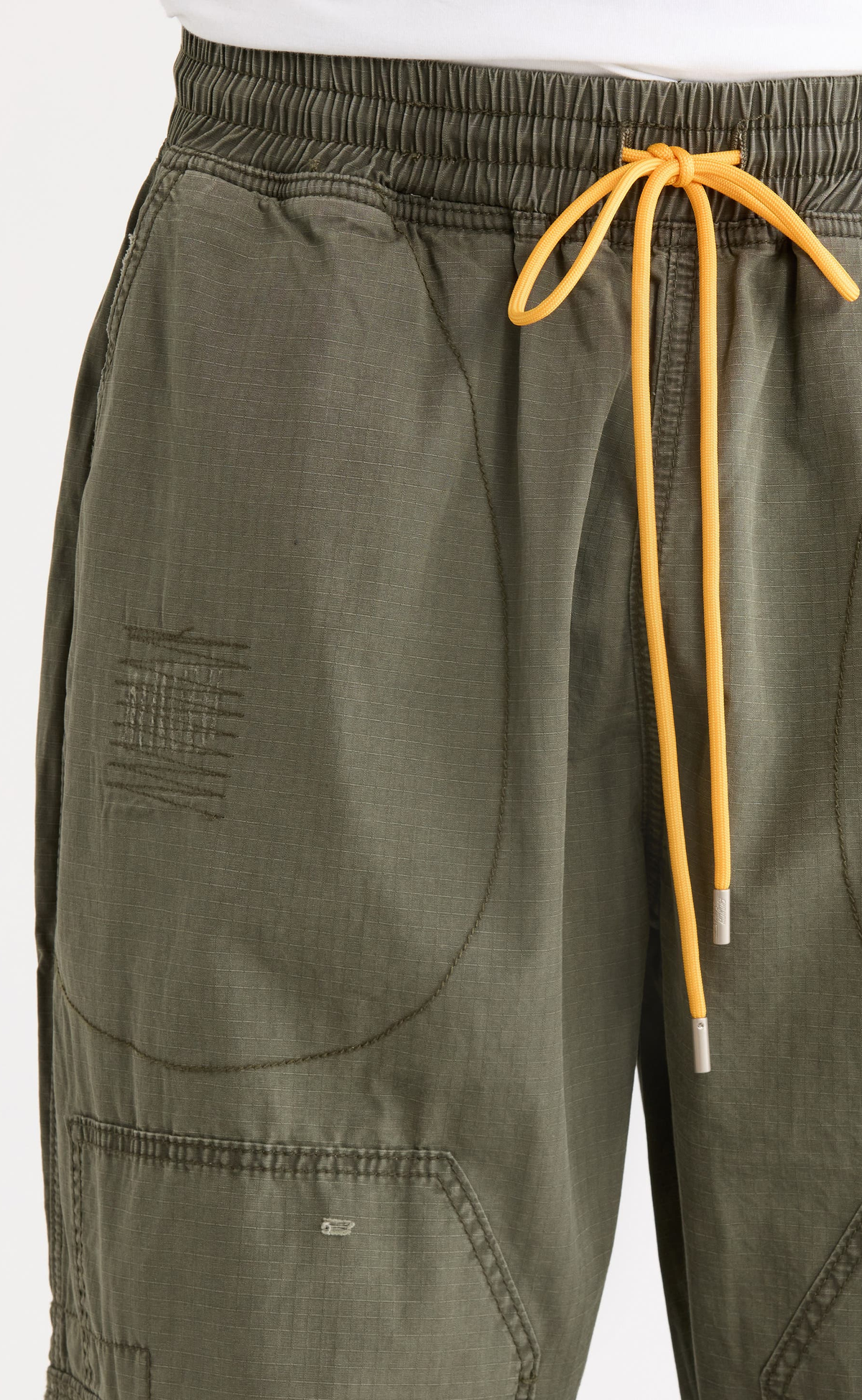 REPAIR CARGO WASHED OLIVE PANTS