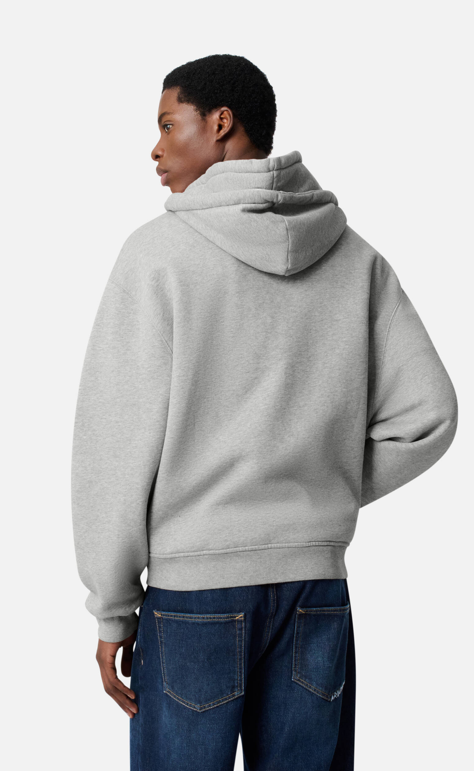 TREY GREY MELANGE HOODIE