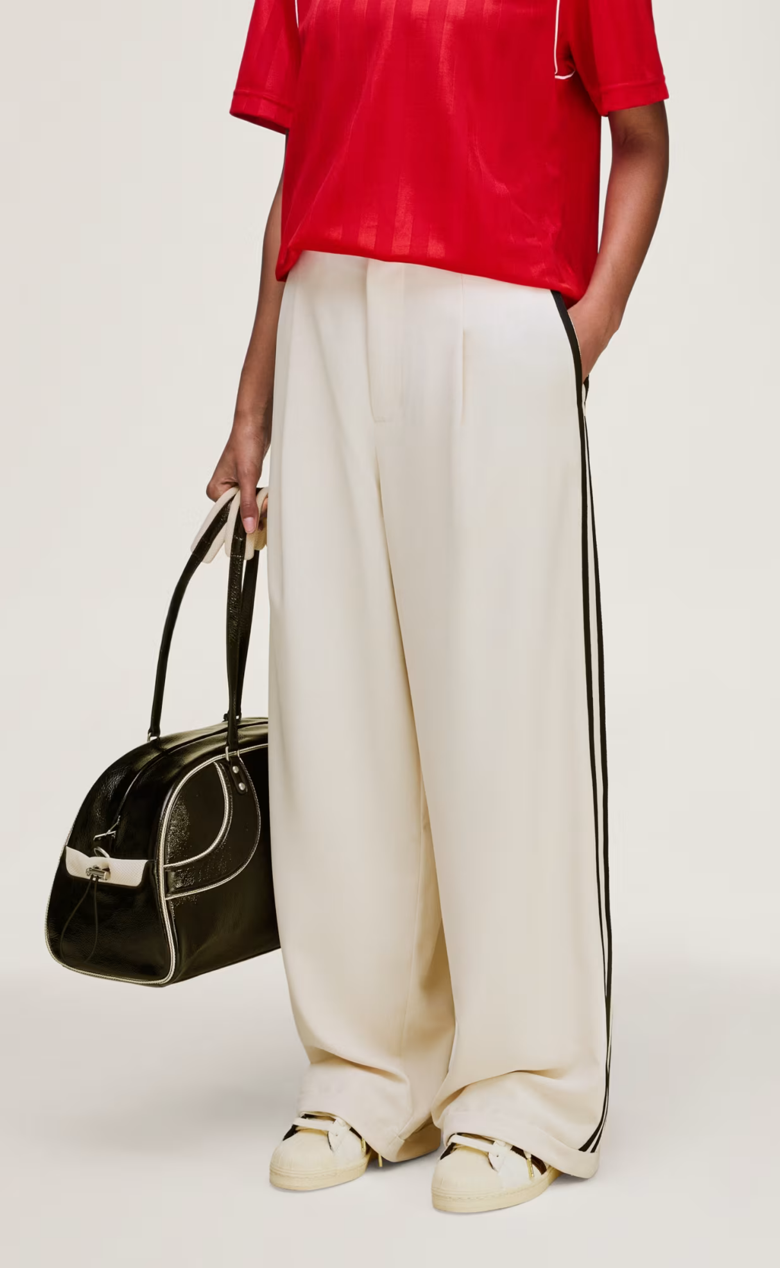 WB WIDE TROUSER WONDER WHITE PANTS