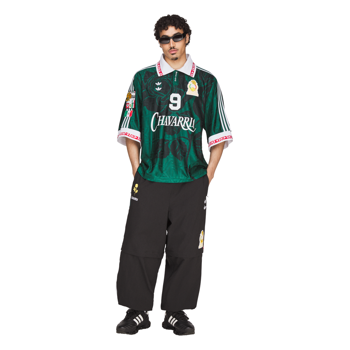 CHAVARRIA SOCCER JERSEY GREEN RED T-SHIRT