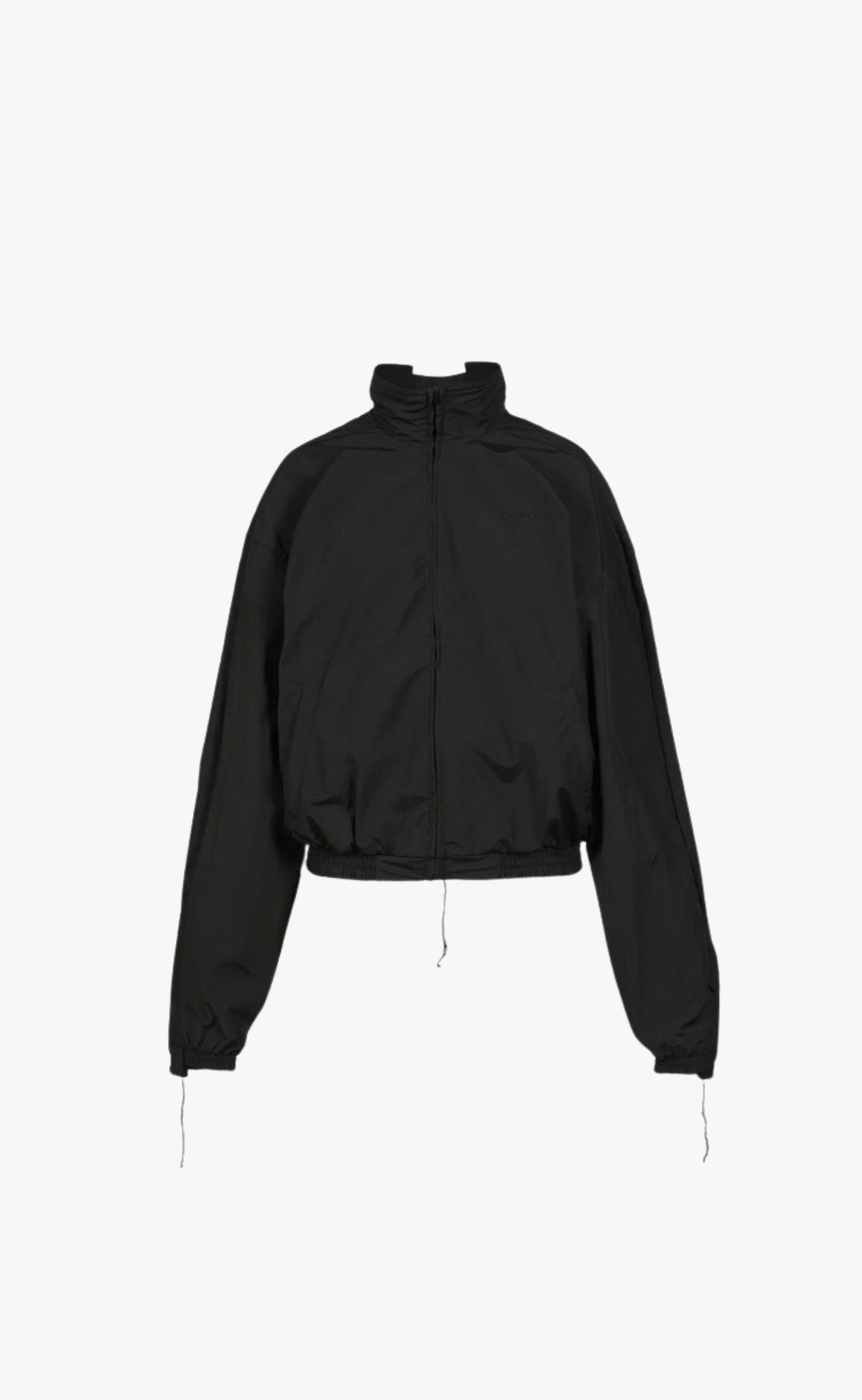 CUT-UP TRACKSUIT BLACK JACKET