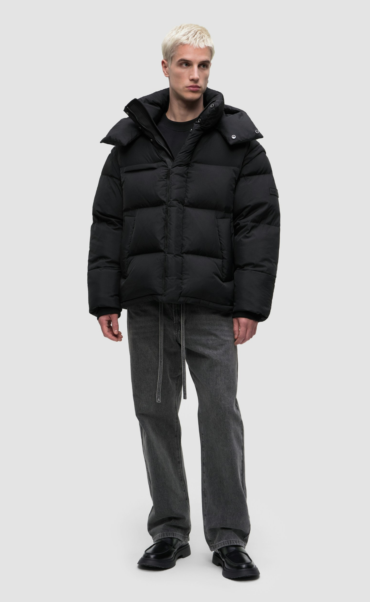DAVE V2 PUFFER BLACK JACKET