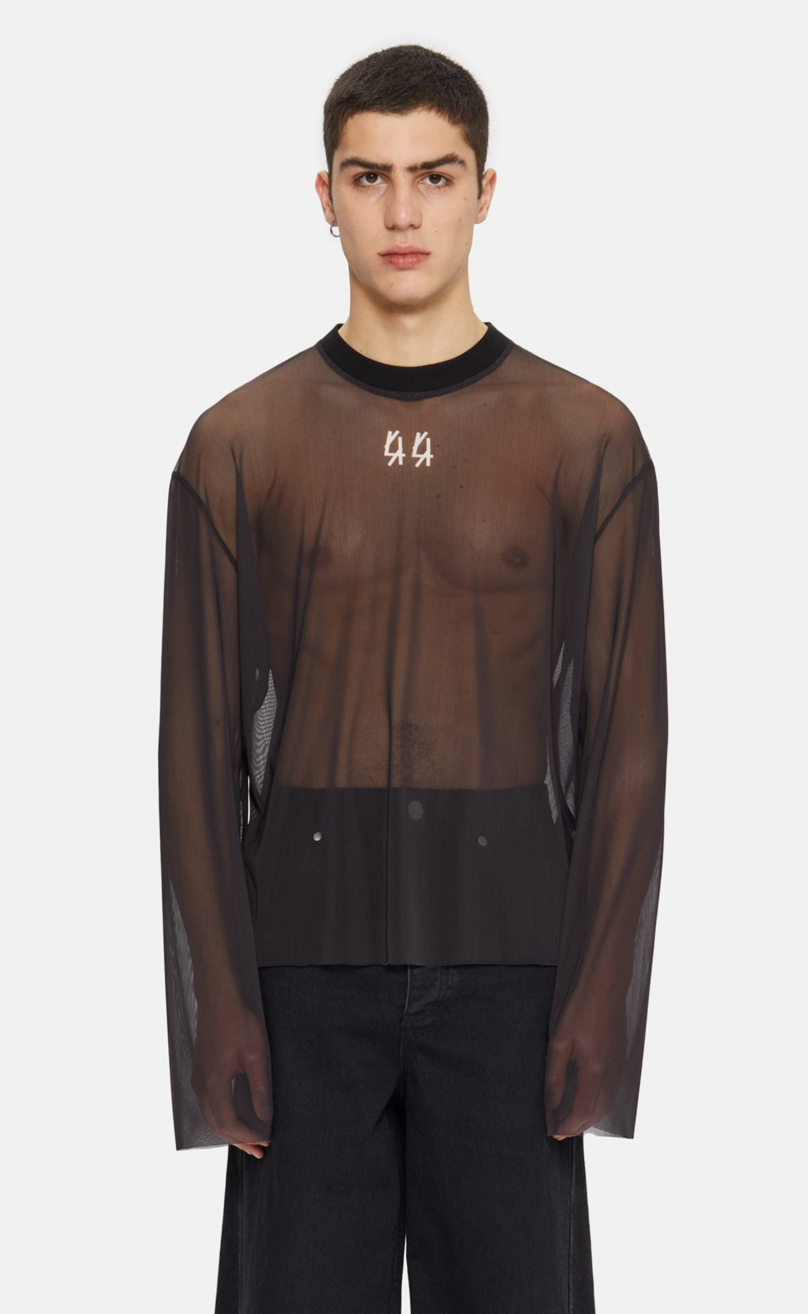 CLASSIC MESH BLACK LONGSLEEVE