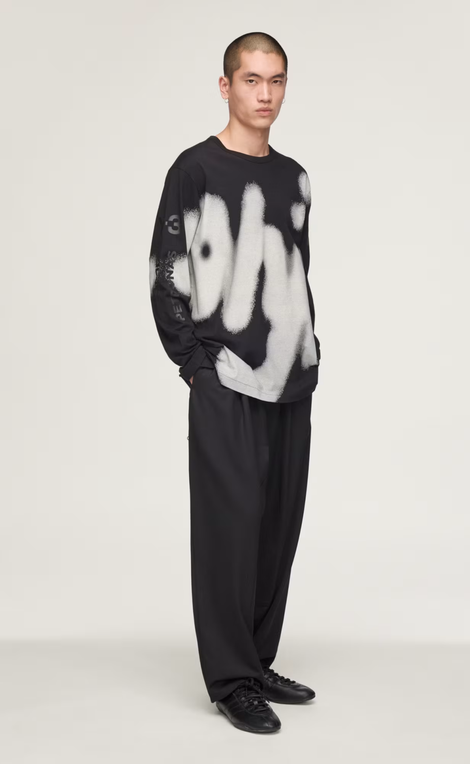 F1 MERCEDES YOHJI BLACK LONGSLEEVE