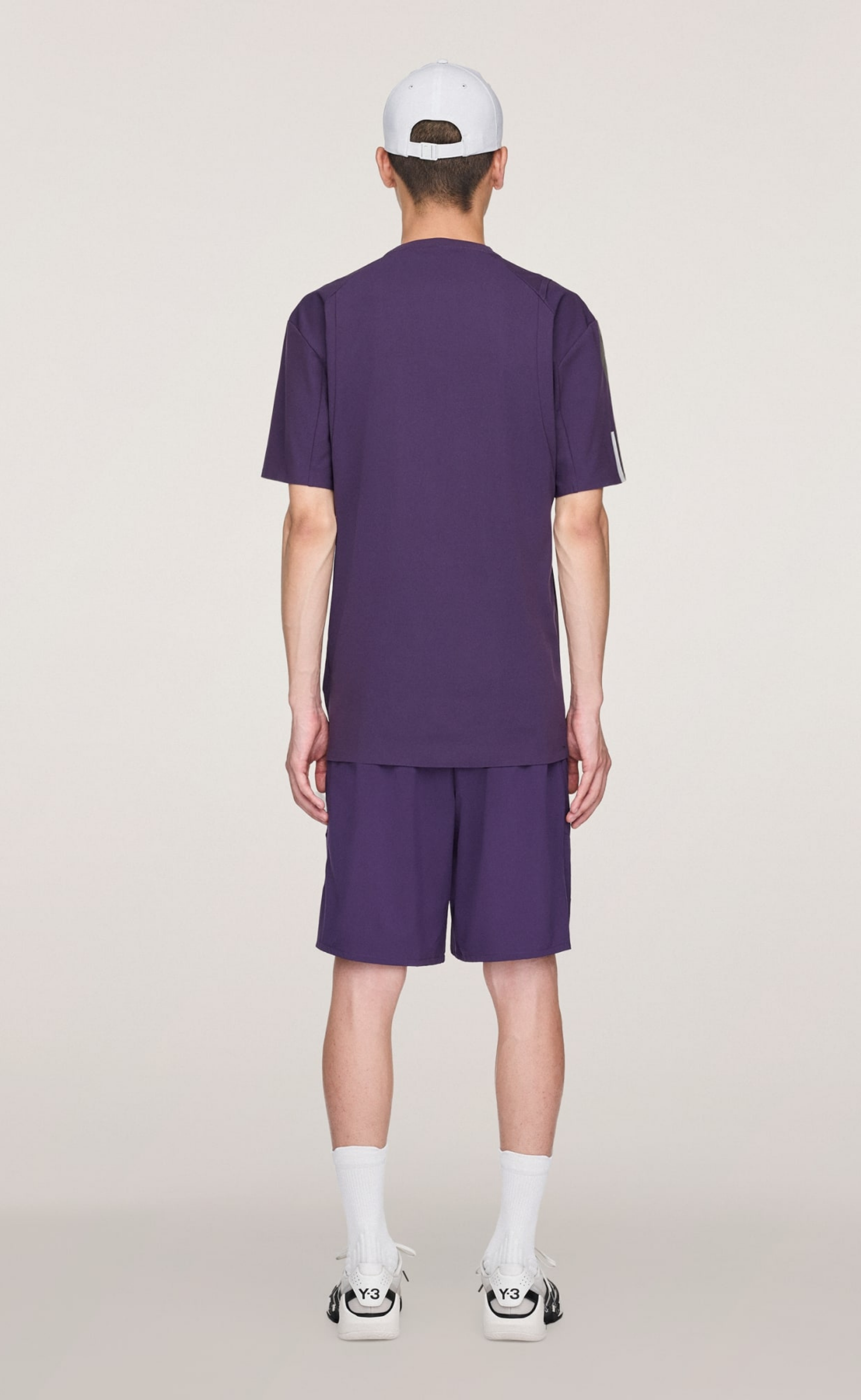 Y-3 TENNIS PRO ERGO PURPLE SHORTS