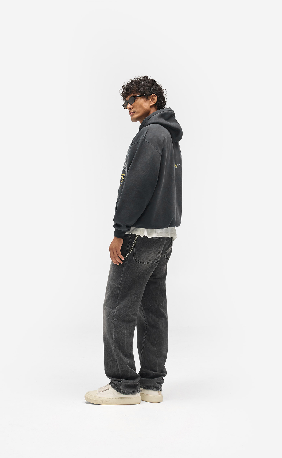 HEATON DENIM DIFFUSED BLACK JEANS