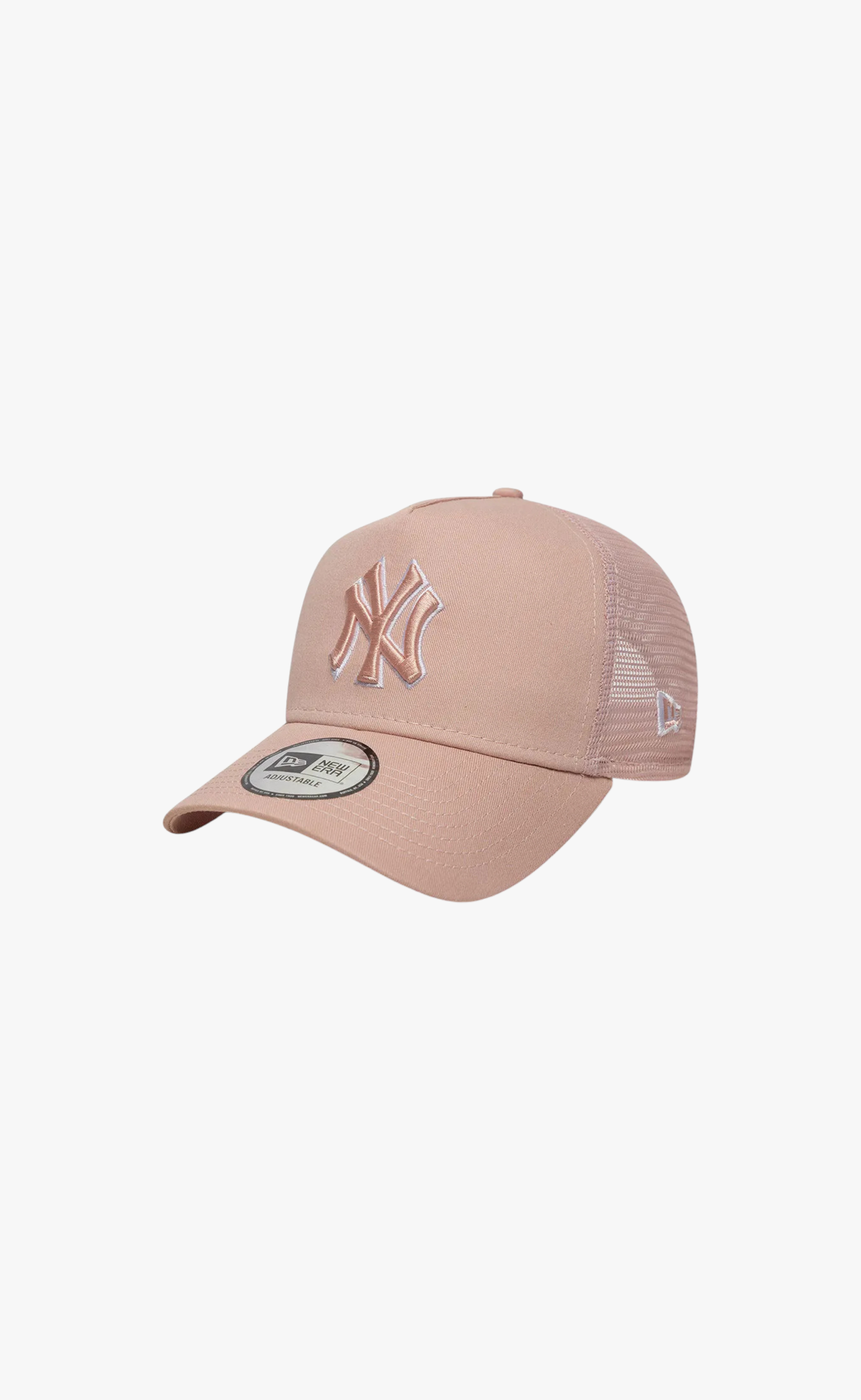 NEW YORK YANKEES OUTLINE EFRAME 9FORTY TRUCKER PASTEL PINK HAT
