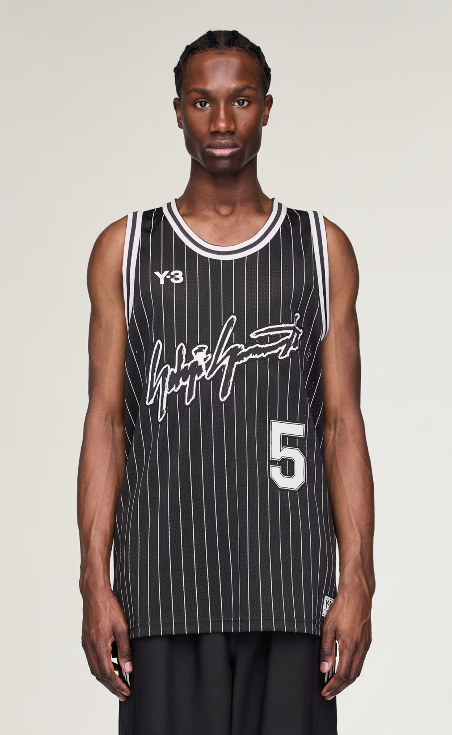 Y-3 EDWARDS BASKETBALL BLACK TANK TOP