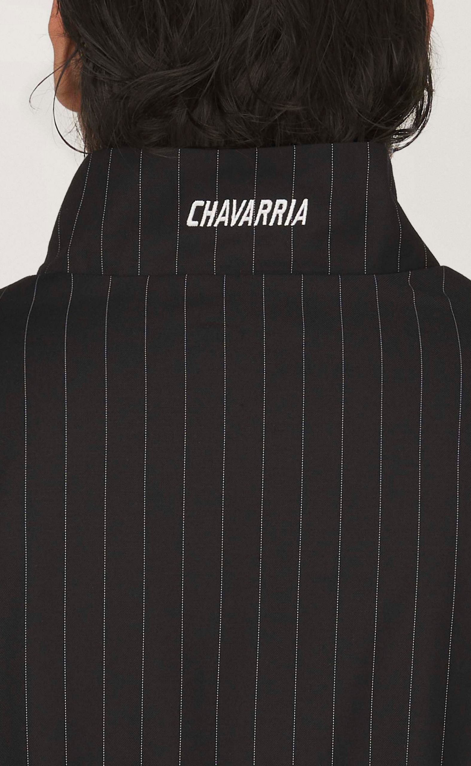WC PINSTRIPE BLACK TRACK JACKET