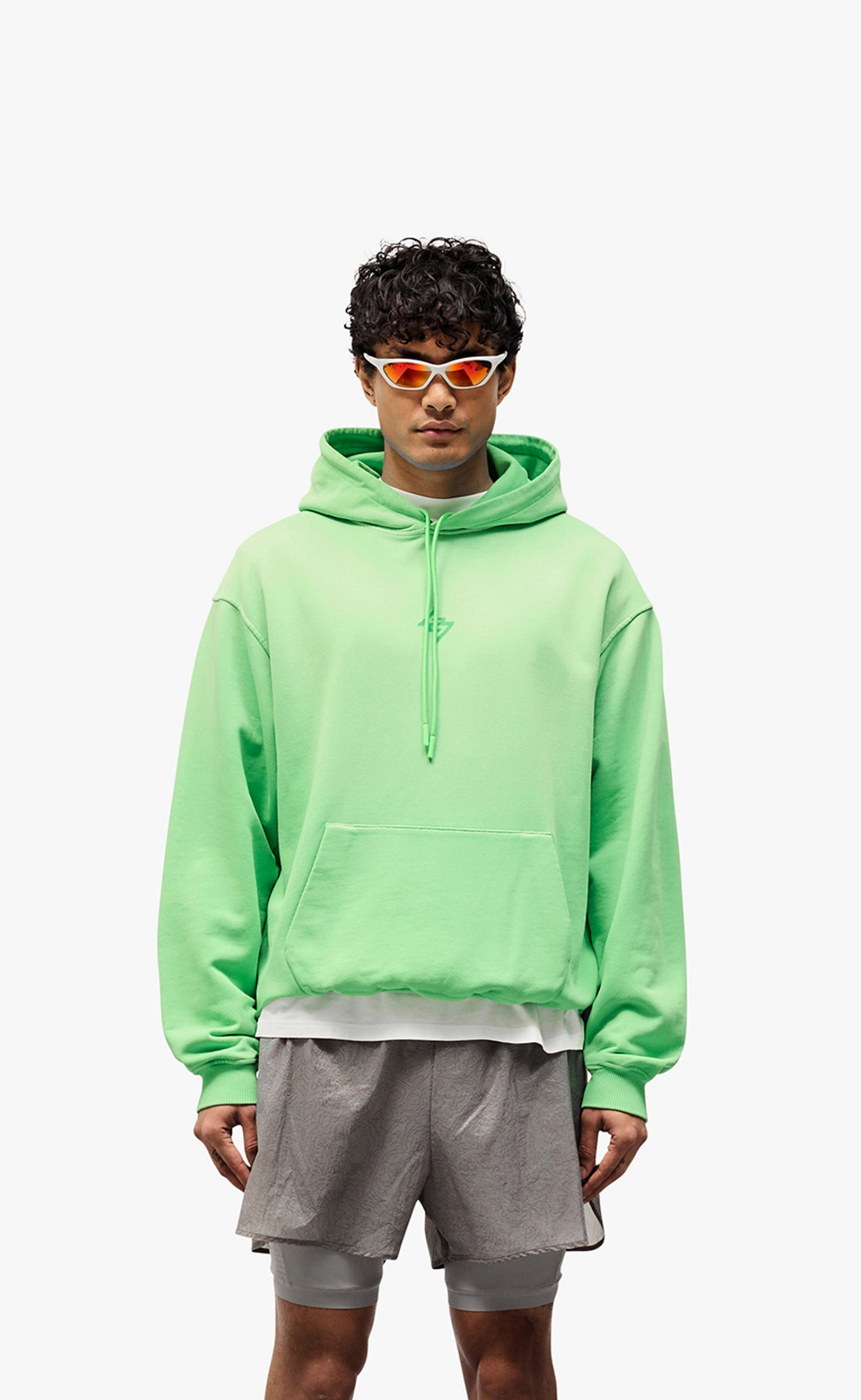 247 MOTION OVERSIZED SPEED GREEN HOODIE