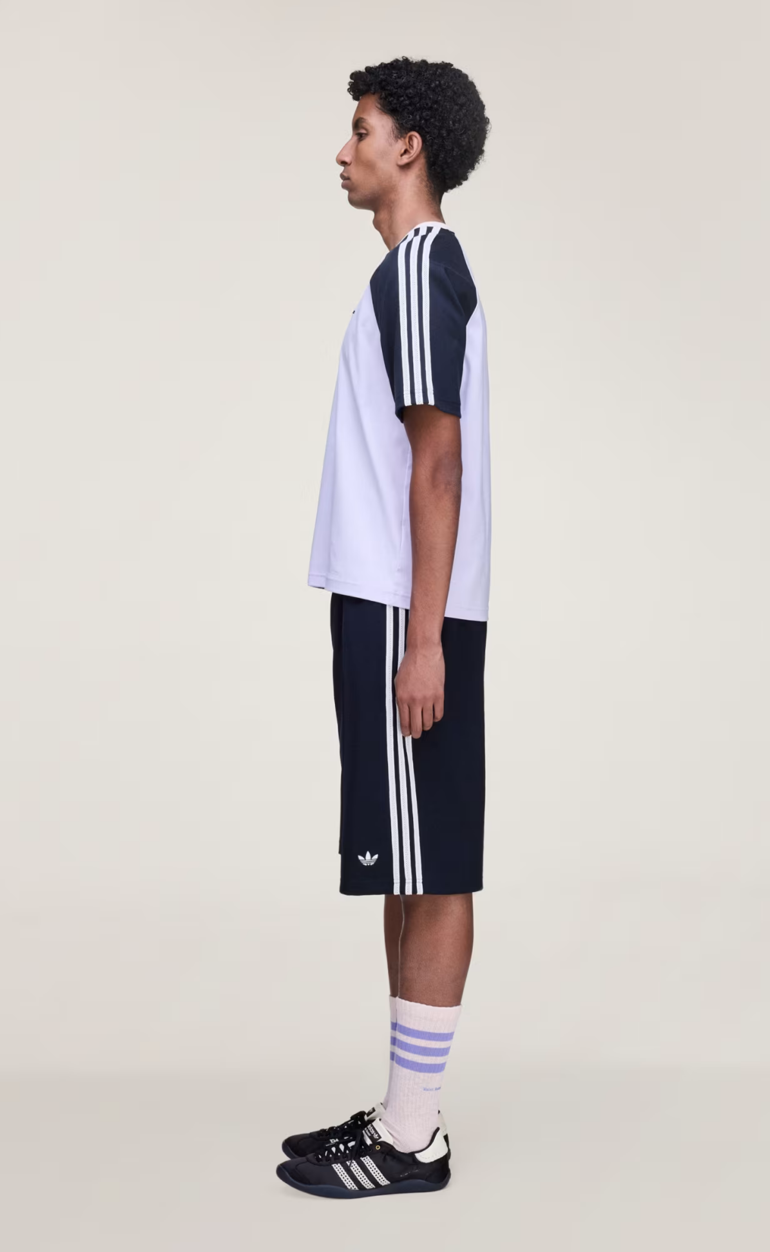 WB CALI PURPLE BLACK T-SHIRT