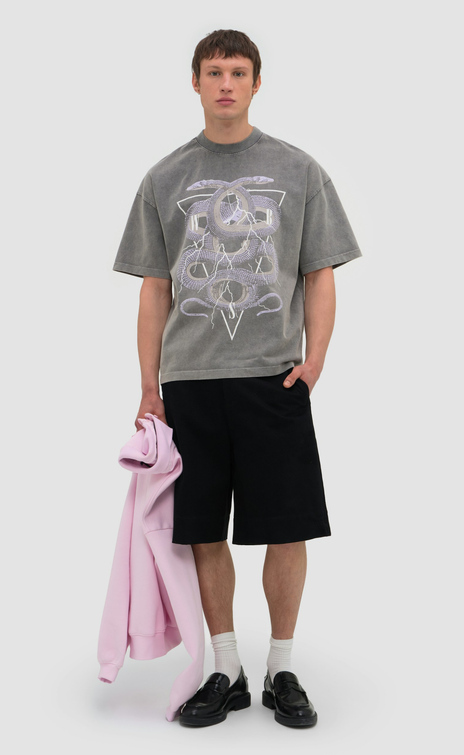 SERPANT GRAY VINTAGE T-SHIRT